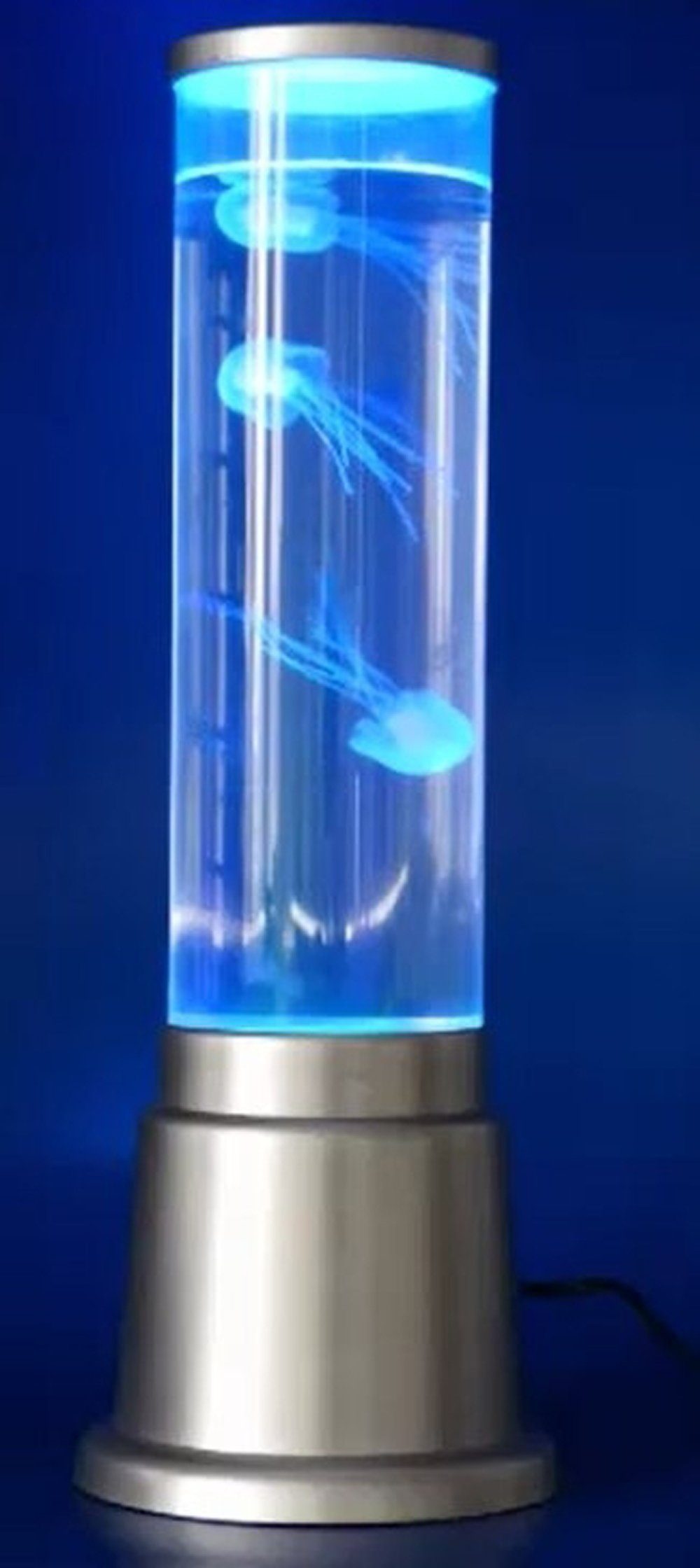 Tischleuchte 3312 Wassersäulen LED Lampe Höhe 360 mm + 3 Quallen