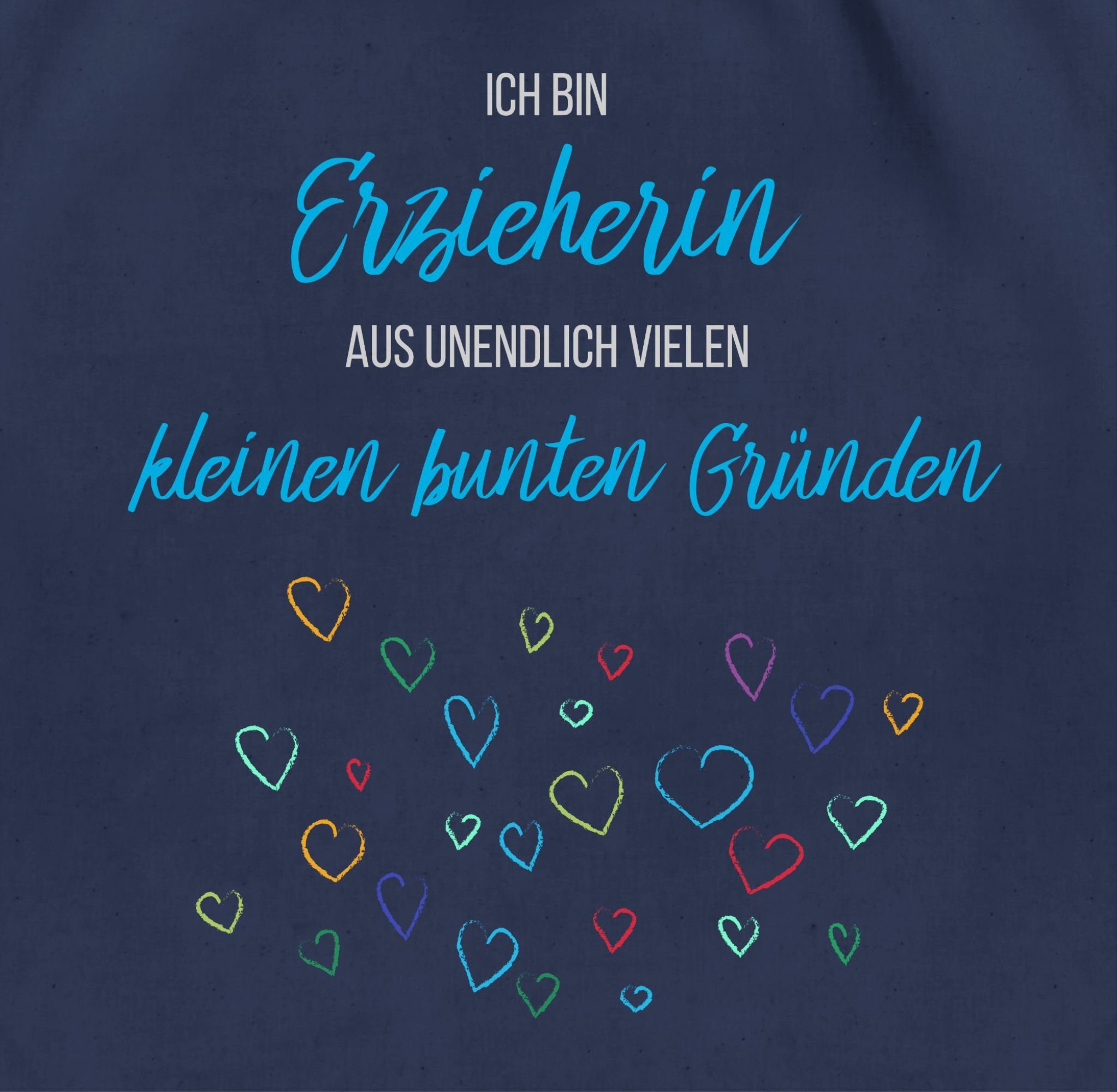 Shirtracer Turnbeutel Erzieherin aus vielen kleinen günstig online kaufen