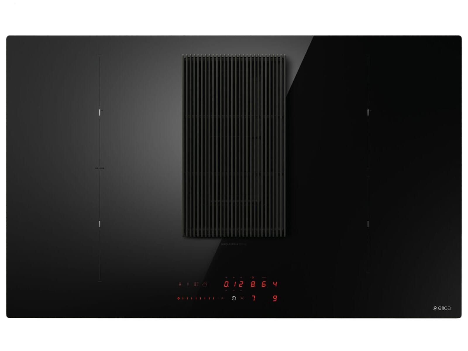 Elica Kochfeld mit Dunstabzug PRF0182322, Timer, TouchControl-Bedienung