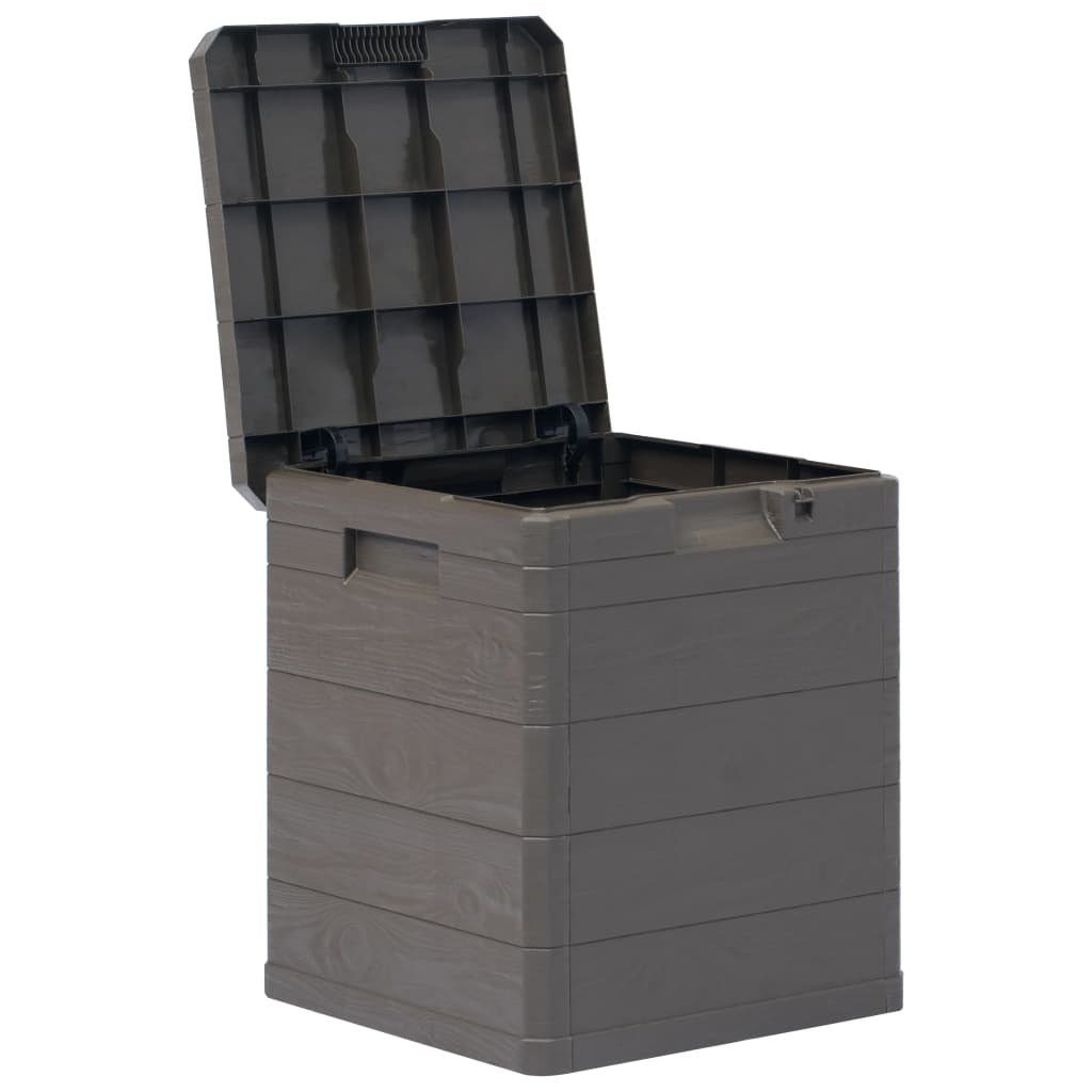 furnicato Gartenbox Garten-Aufbewahrungsbox 90 L Braun (1 St)
