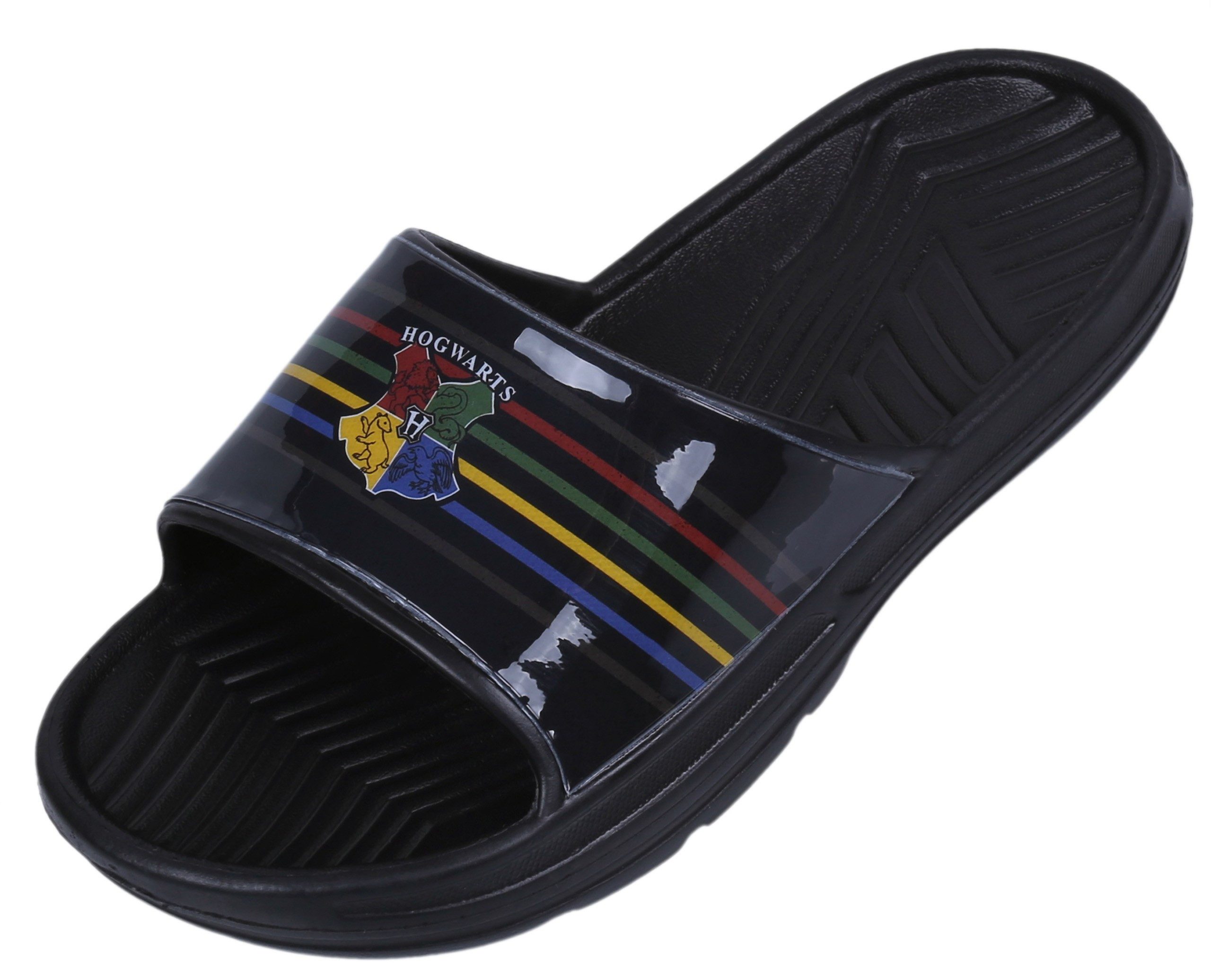 Sarcia.eu Schwarze Flip-Flops mit Wappen von HOGWARTS Harry Potter 29-30 EU Pantolette