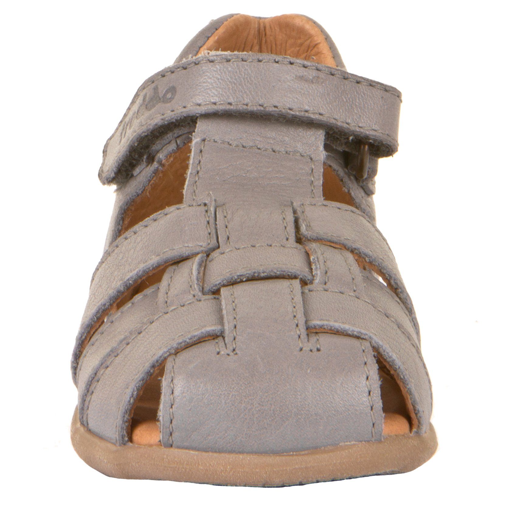 G2150168 Hellgrau Leder aus mit Sandale froddo® Klettverschluss