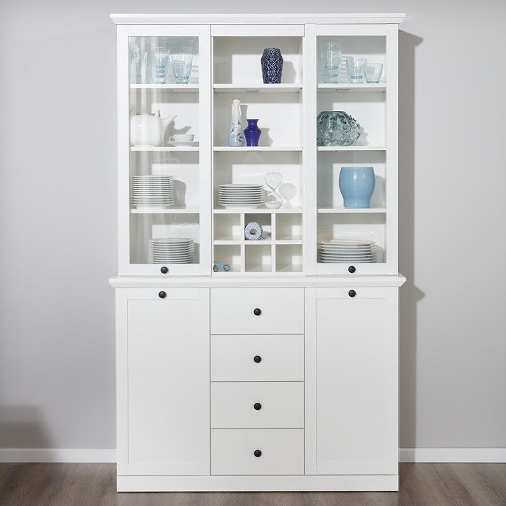trendteam Anrichte Brandson Baxter, Buffetschrank Sideboard Wandschrank Aufsatzvitrine