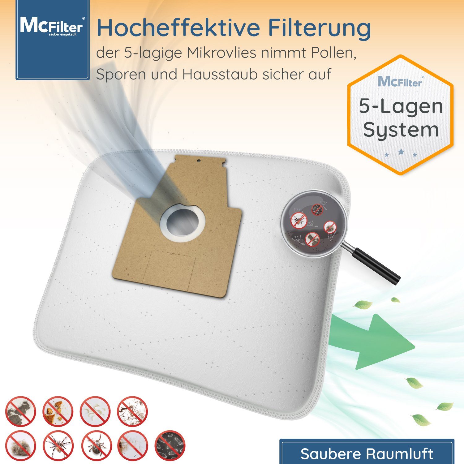 McFlter Teleskoprohr Saugrohr Rohr geegnet für Mele Compact/Complete
