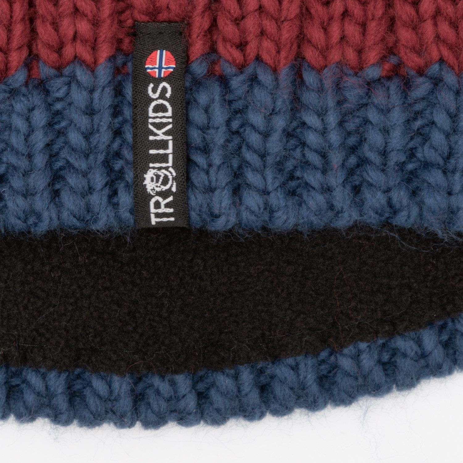 TROLLKIDS Bommelmütze Hafjell Fleece-Innenstirnband