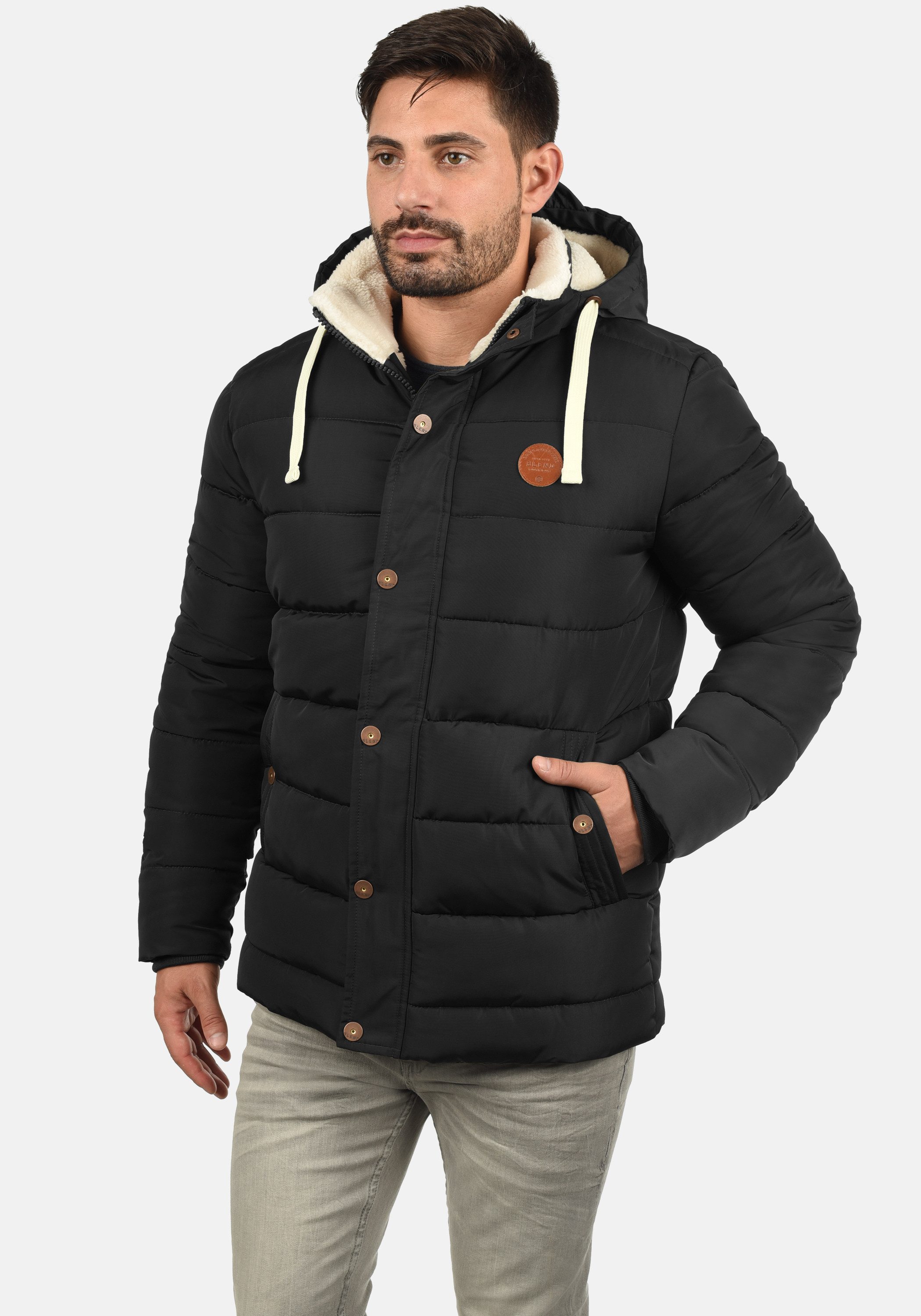 Blend Winterjacke BHFrederic (1-St) Warme Jacke mit abnehmbarer Kapuze