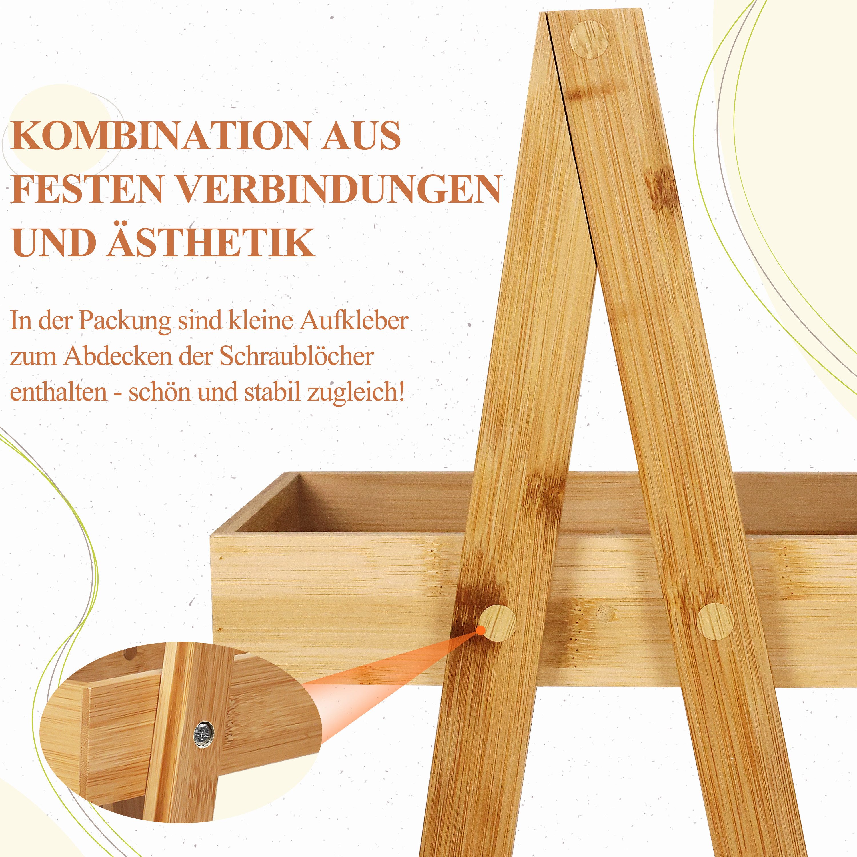 Ribelli Badregal Ablageregal 3-Ablagen A-Form Pyramide