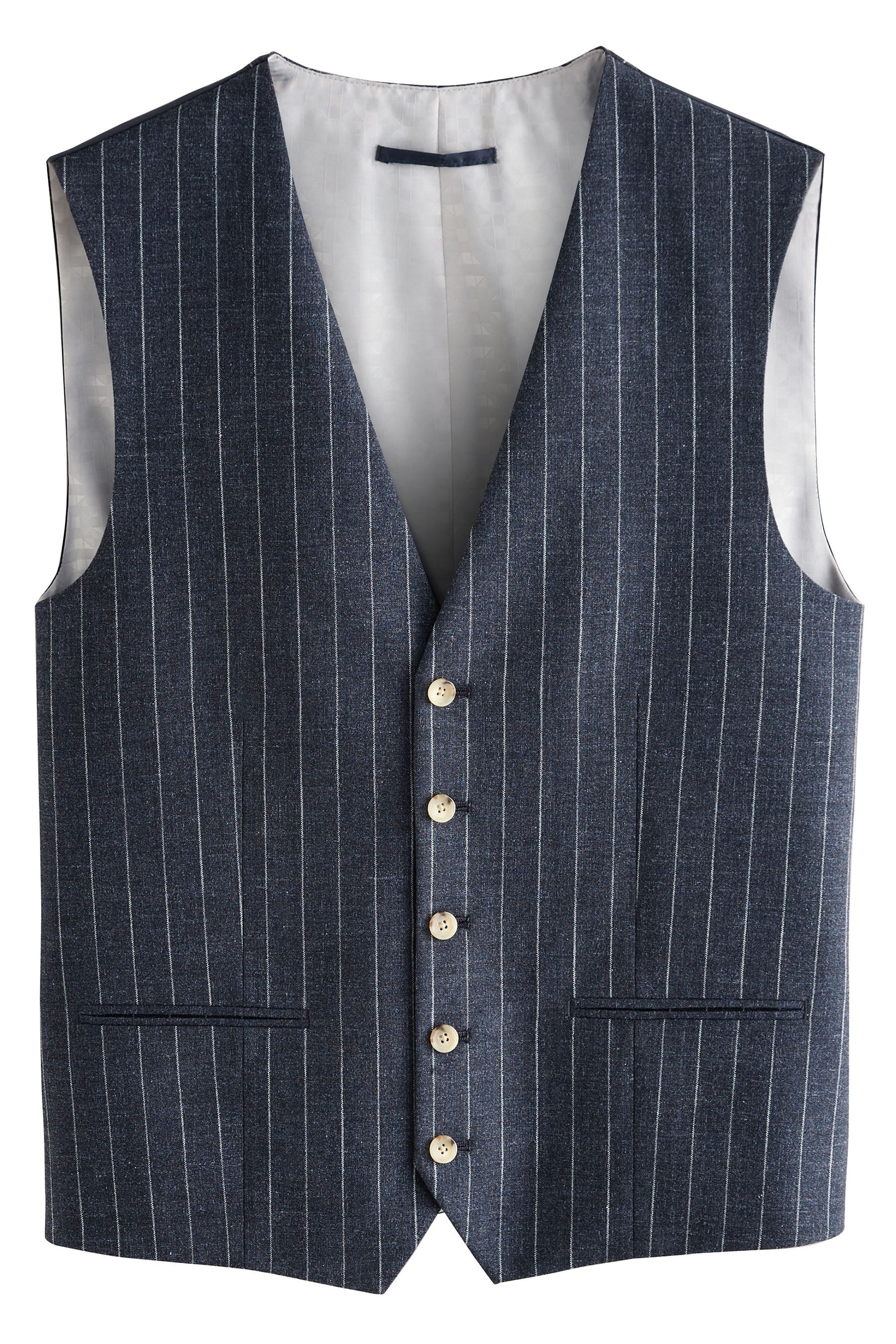 Next Anzugweste Regular Fit Anzugweste mit Streifen (1-tlg) günstig online kaufen