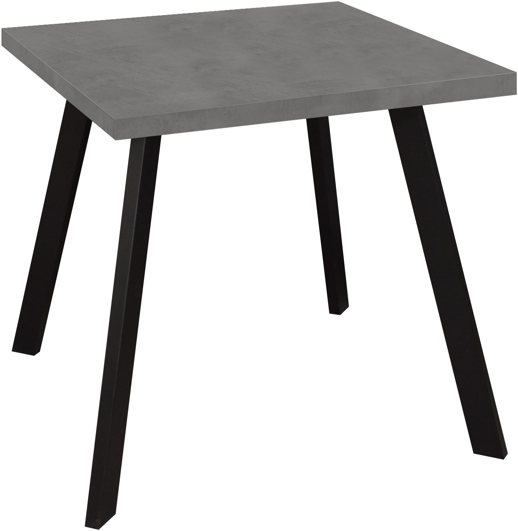 Mäusbacher Bistrotisch Big Bistro Metall, Eckige Platte BHT 70x75x70 cm