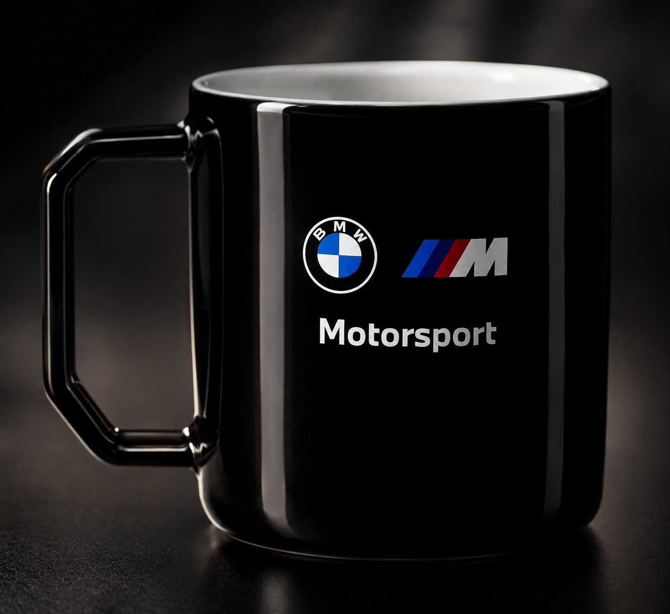 BMW Tasse BMW M Logo Tasse – schwarz glänzend, 350 ml LIMITED EDITIO, 1-tlg.
