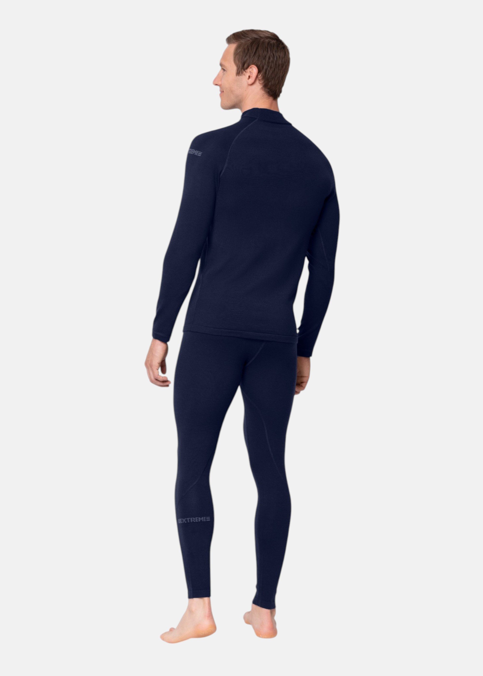 DANISH ENDURANCE Funktionsshirt Extreme Baselayer Merinounterwäsche-Set, Langarm Shirt & Hose, ohne kratzendes Etikett