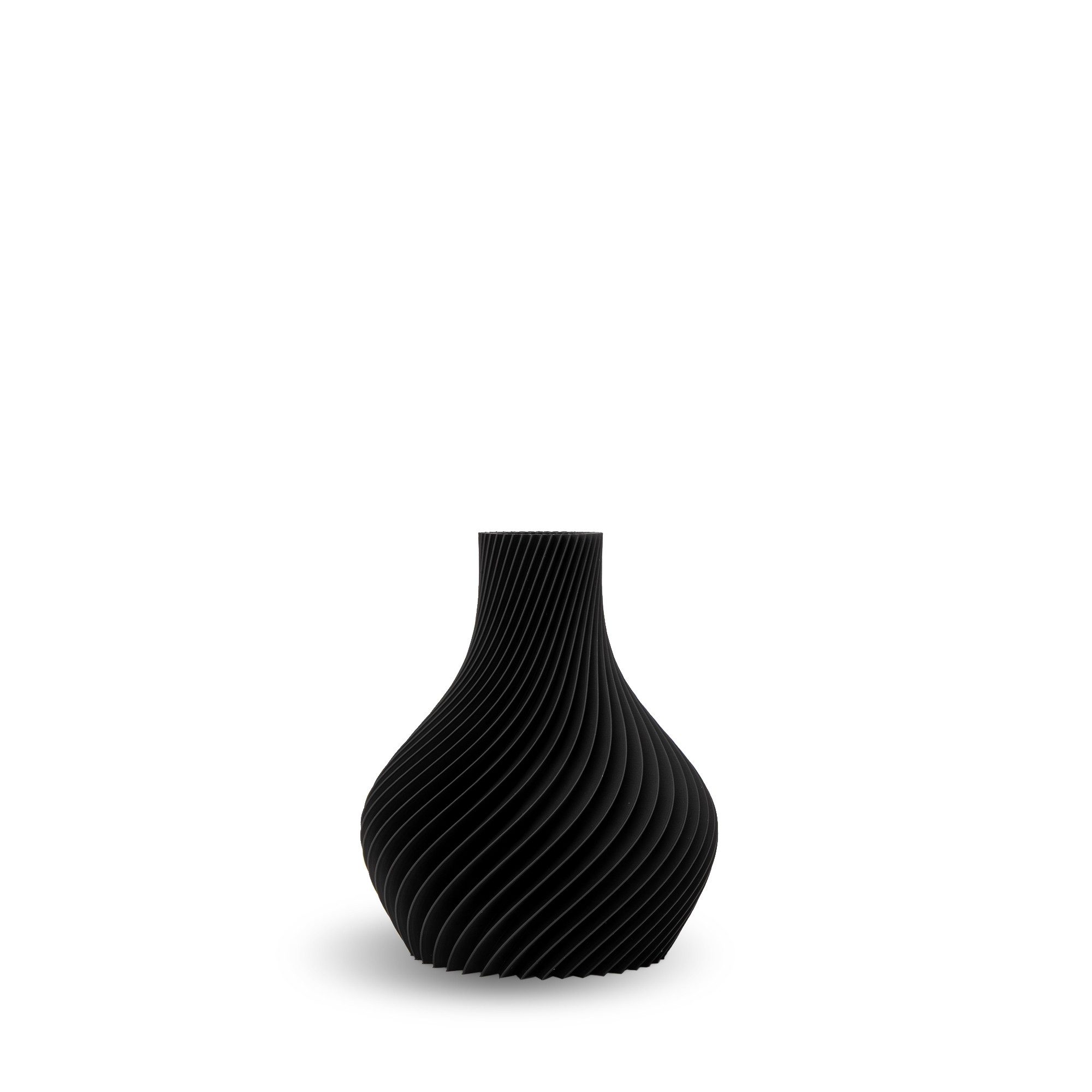 natumo Tischvase Vase Bulba Schwarz 12 cm