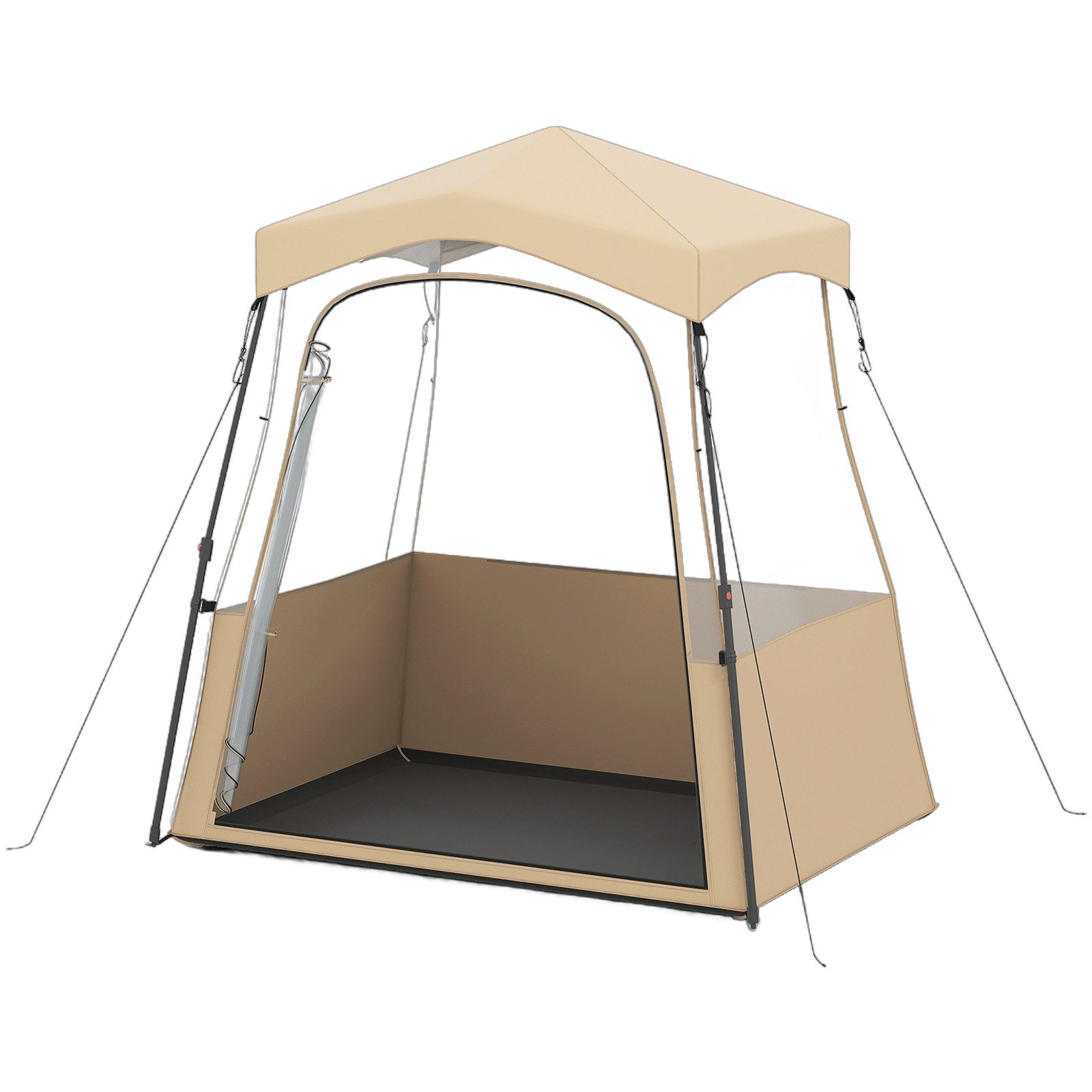 COSTWAY Wurfzelt, Personen: 3, Pop-Up-Campingzelt mit Tragetasche, PVC