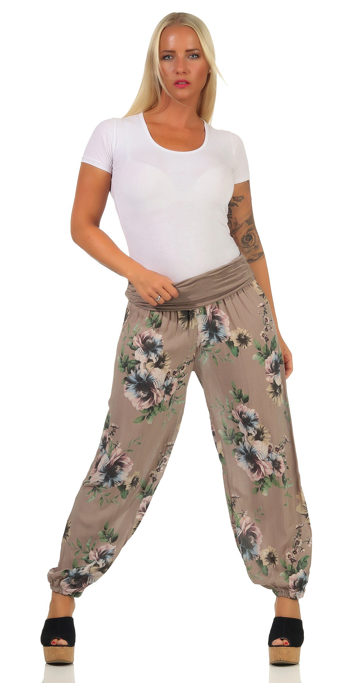 Mississhop Haremshose Ballonhose Pluderhose Pumphose Aladinhose günstig online kaufen