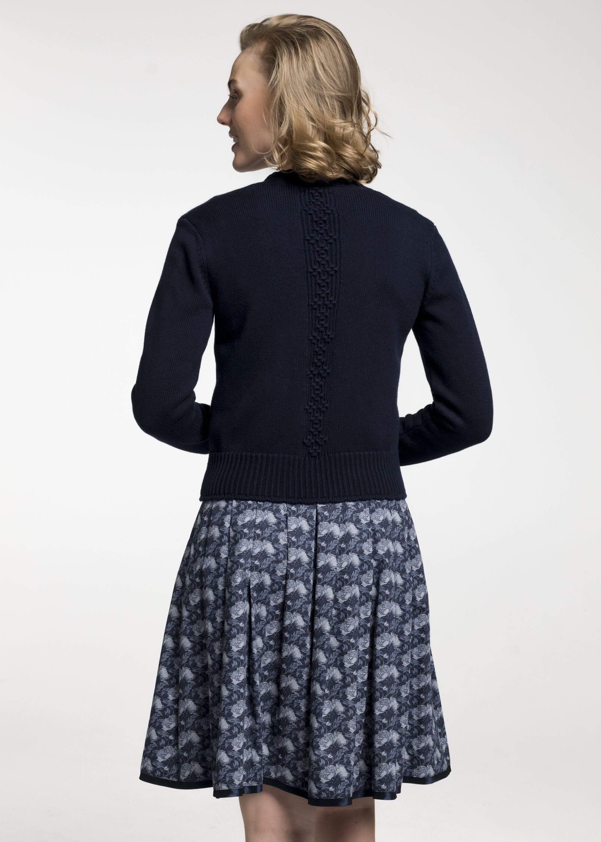 Spieth & Wensky Strickjacke Brescia mit trendiger Logo-Applikation