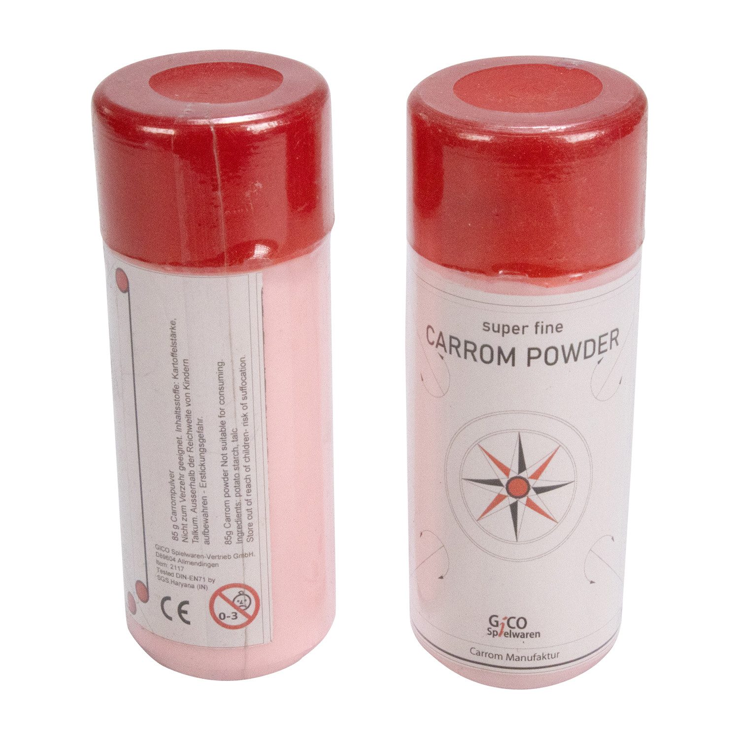 GICO Spielesammlung GICO Hochwertiges Original Carrom Gleitpulver - 170g - 2117