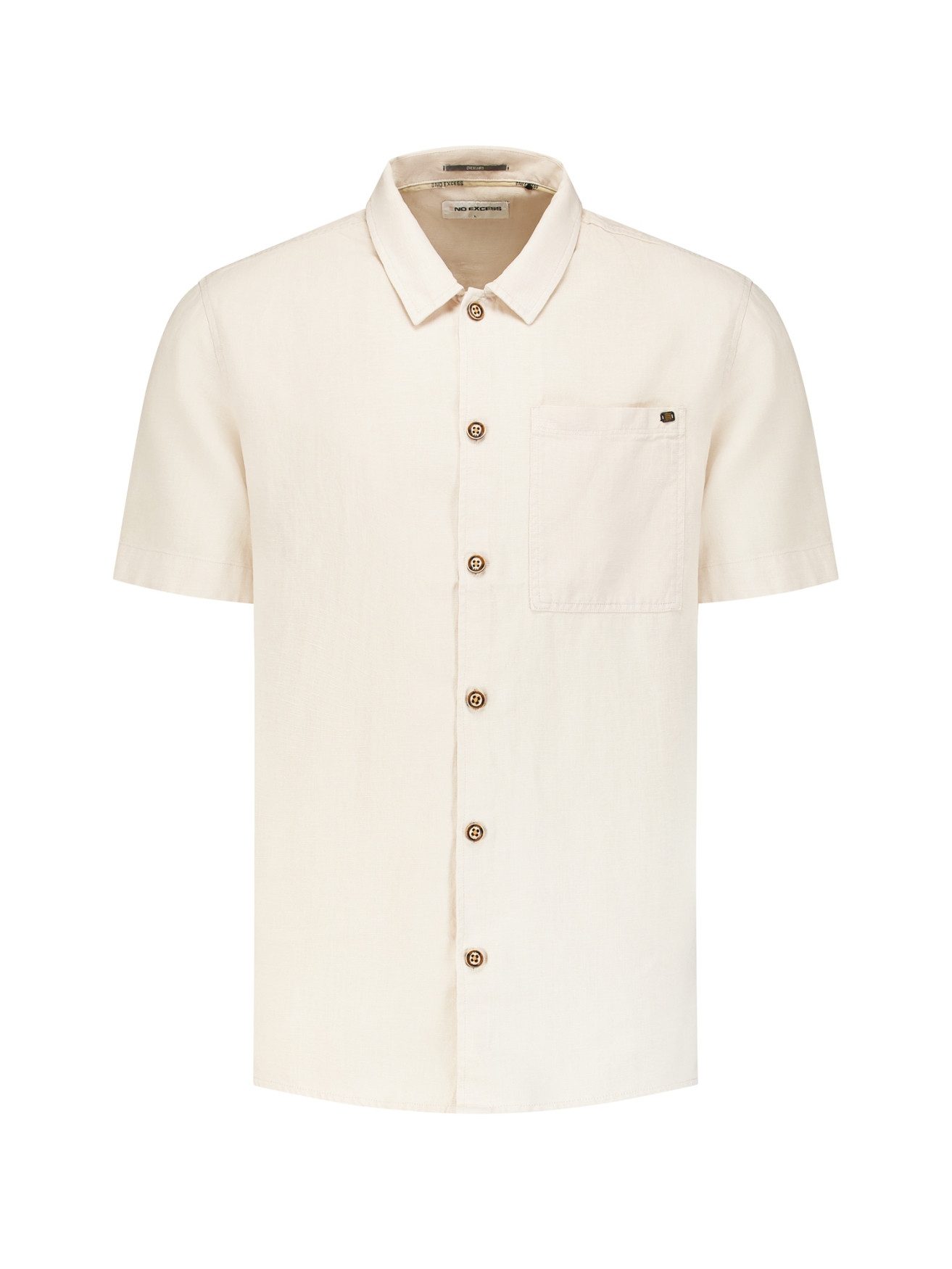 Leinenhemd Shirt Short Sleeve With Linen, Garm - Freizeithemd - Hemd Herren