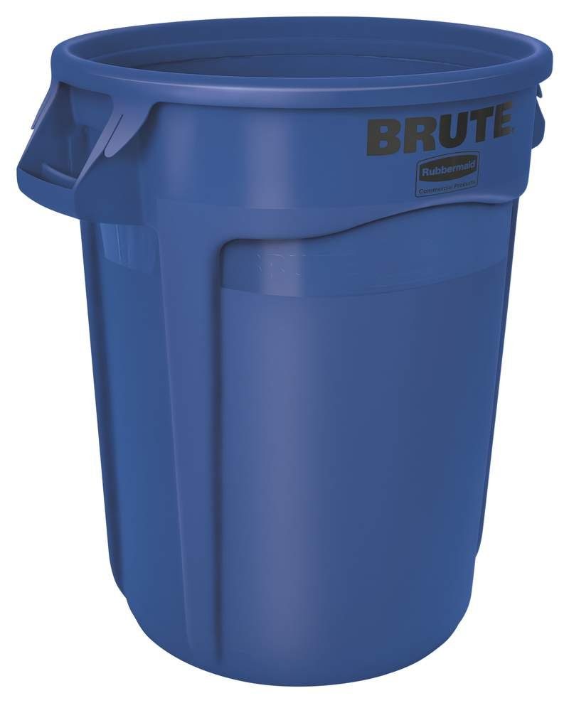 Rubbermaid Mülltrennsystem blau Belüfteter l, BRUTE®-Behälter, 121 Rubbermaid