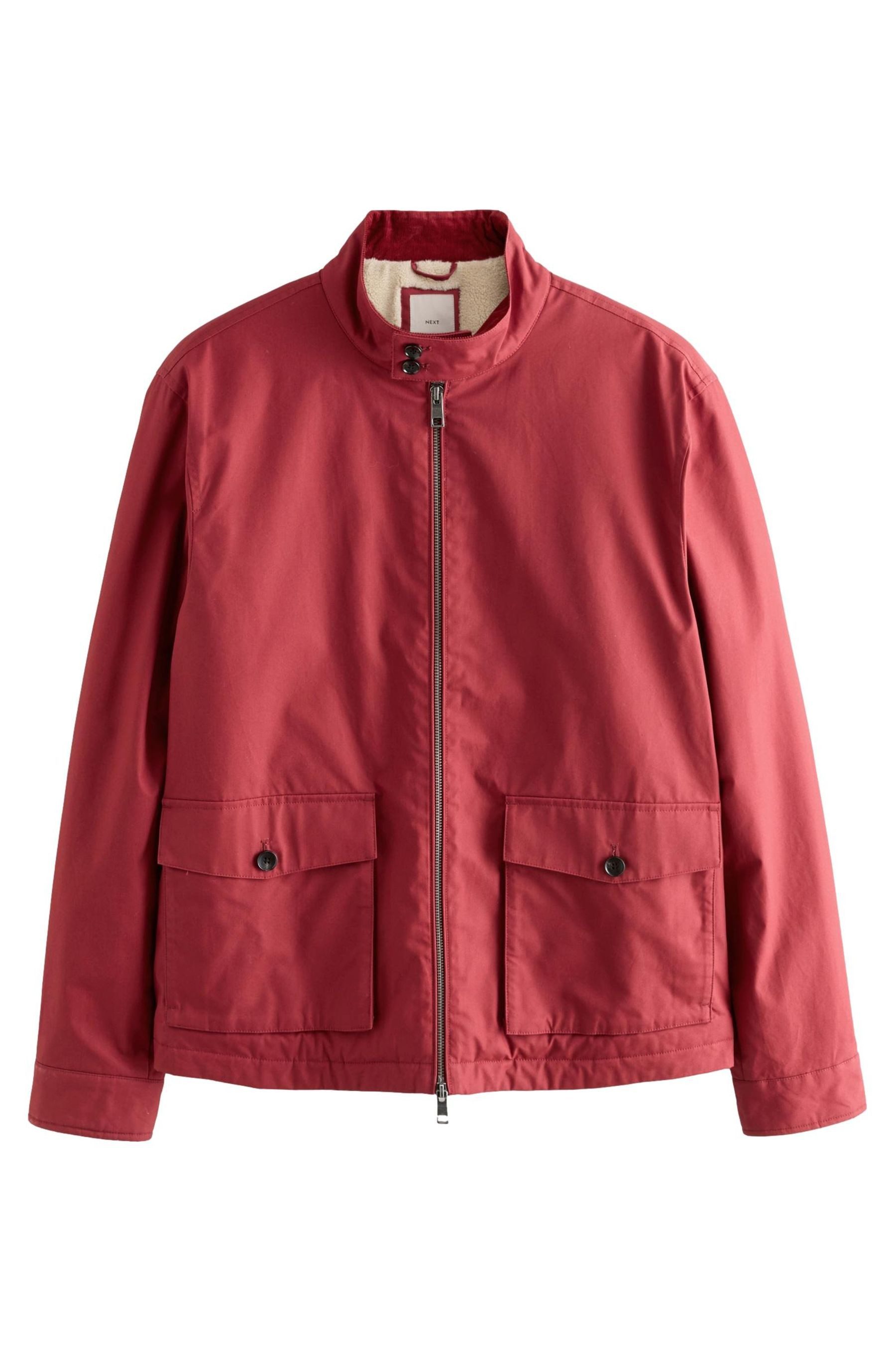 Blouson Wasserabweisende Harrington-Jacke mit Teddyfutter