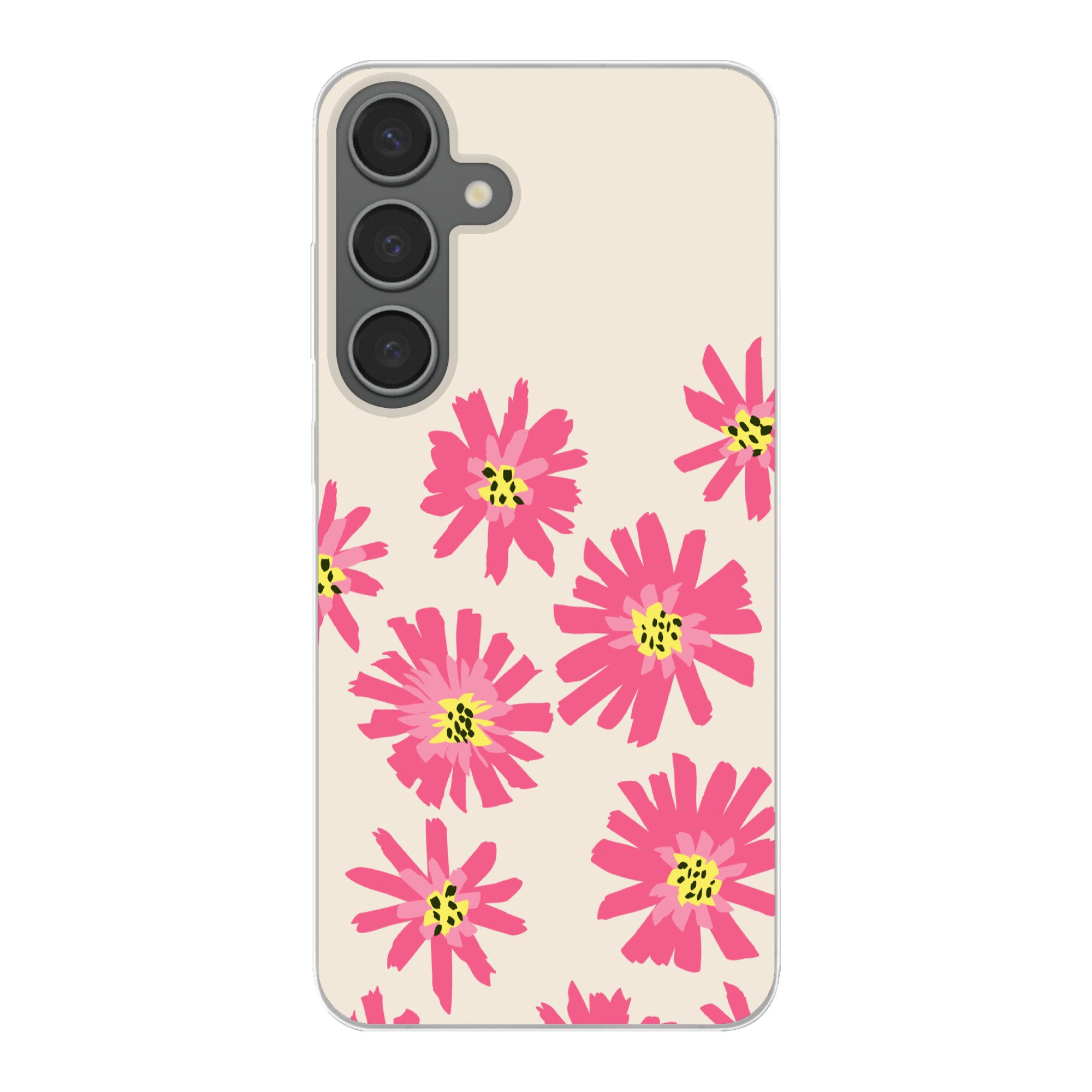 Handyhülle für Samsung Galaxy S24 Plus Blumen - Muster - Minimalismus