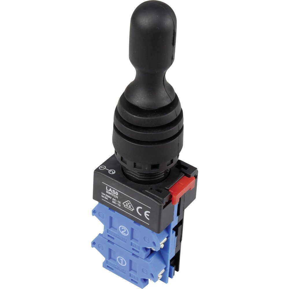 TRU COMPONENTS LAS0-K-20C21 Joystick 250 V/AC Hebel gerade Schrauben I Joystick