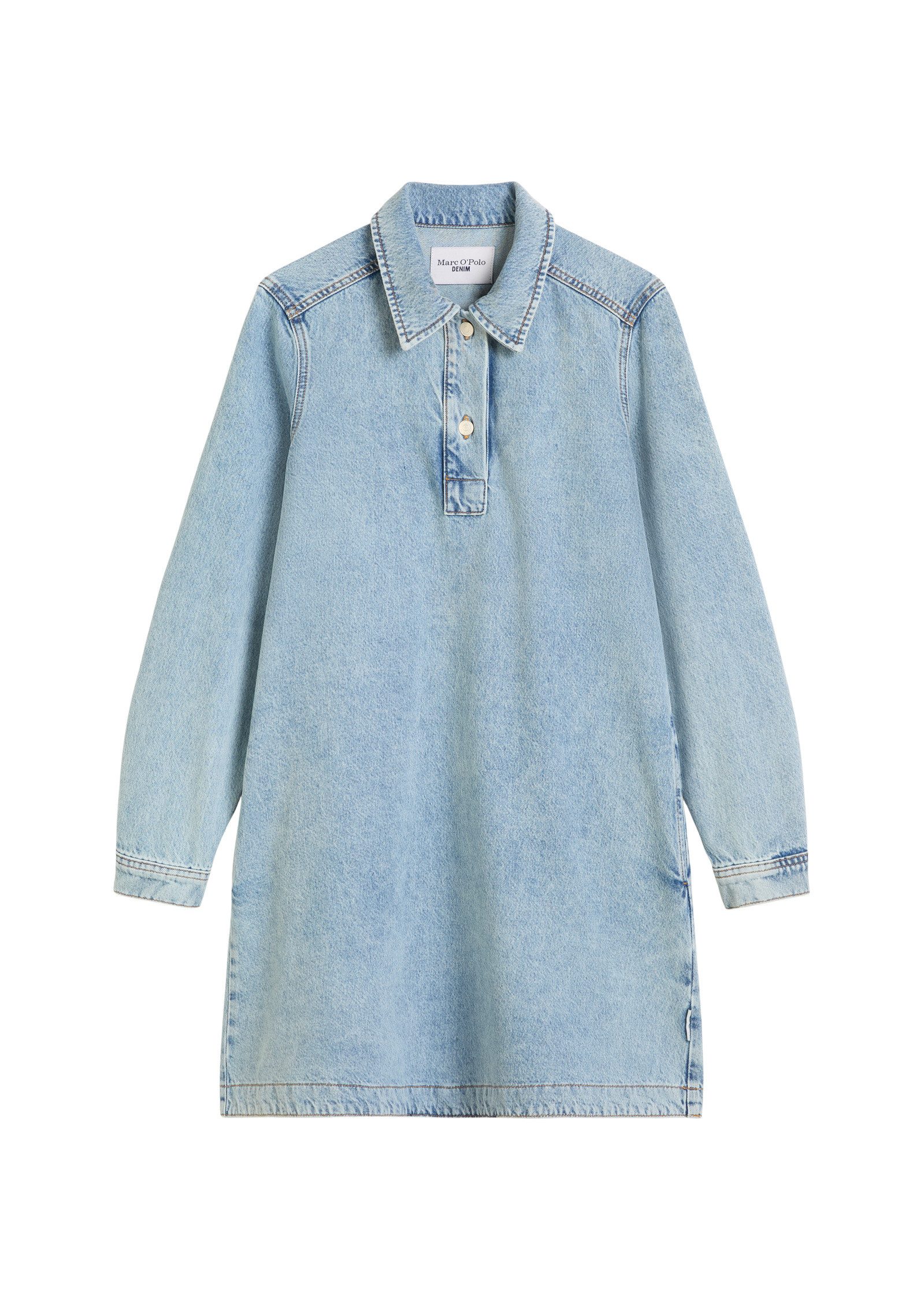 Jeanskleid aus Rigid Denim