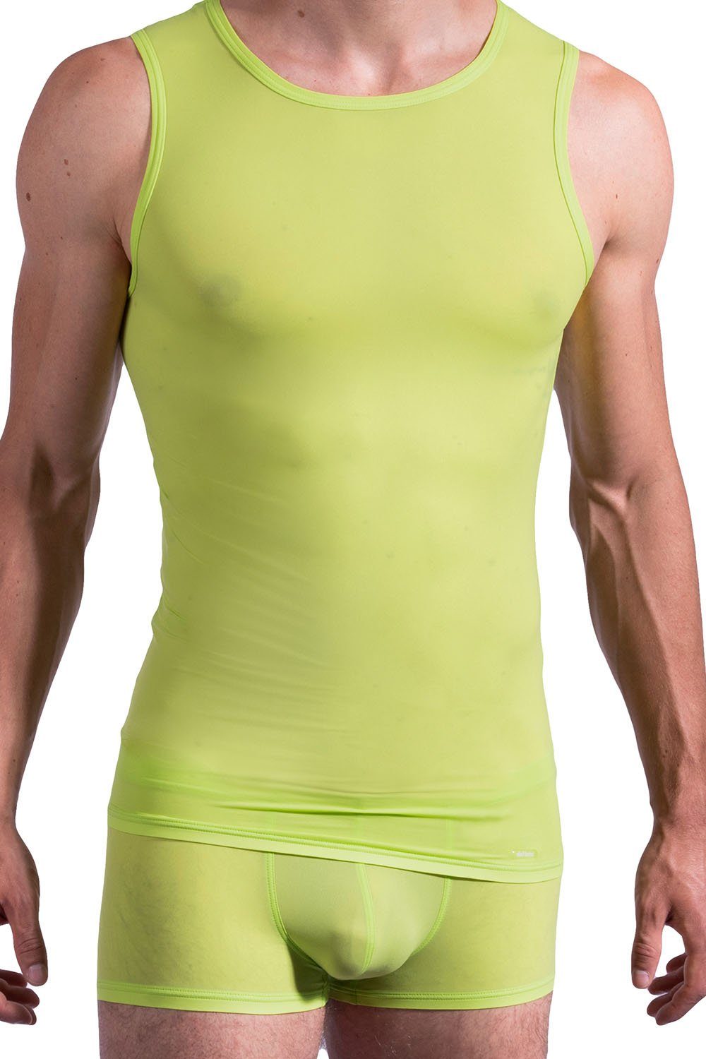 green Tanktop Olaf lime 106025 Muskelshirt Benz