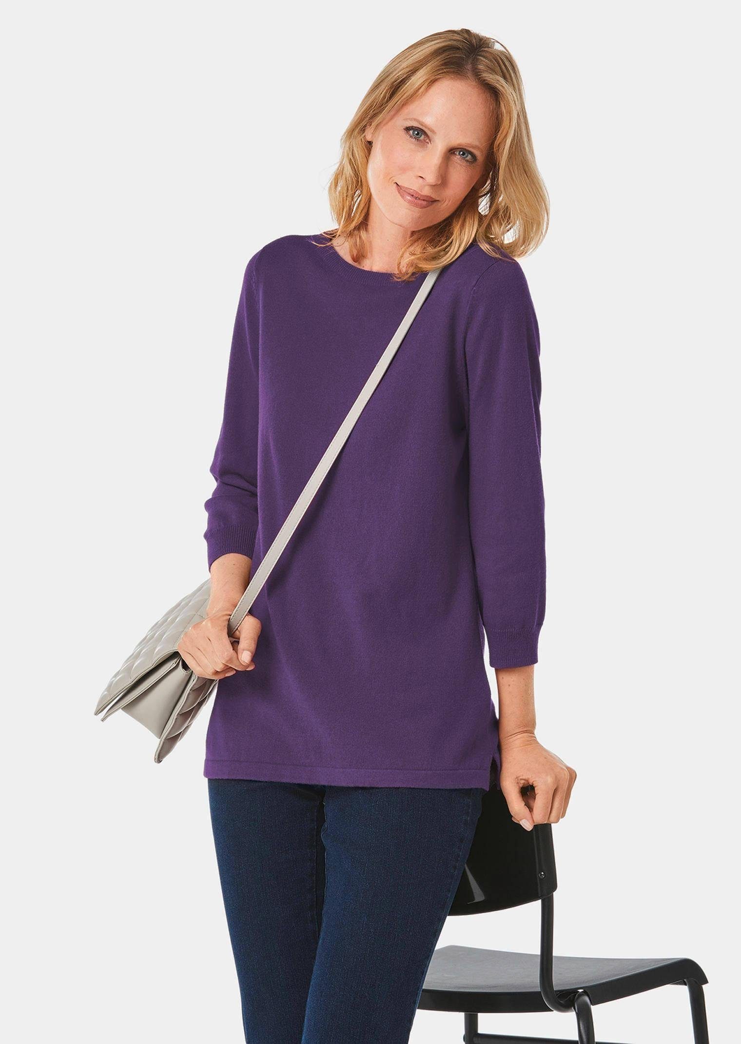 GOLDNER Strickpullover Pullover aus hochwertigem Garn