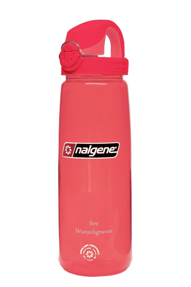 Nalgene Trinkflasche 'OTF L - Trinkflasche Nalgene - 0,65 mit Sustain' petal Namensgravur