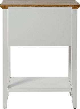 Jahnke Konsolentisch CLASSIC CONSOLE 60, Konsolentisch, Beistelltisch, 2 Schubladen und 1 Ablage, 60x34x78 cm