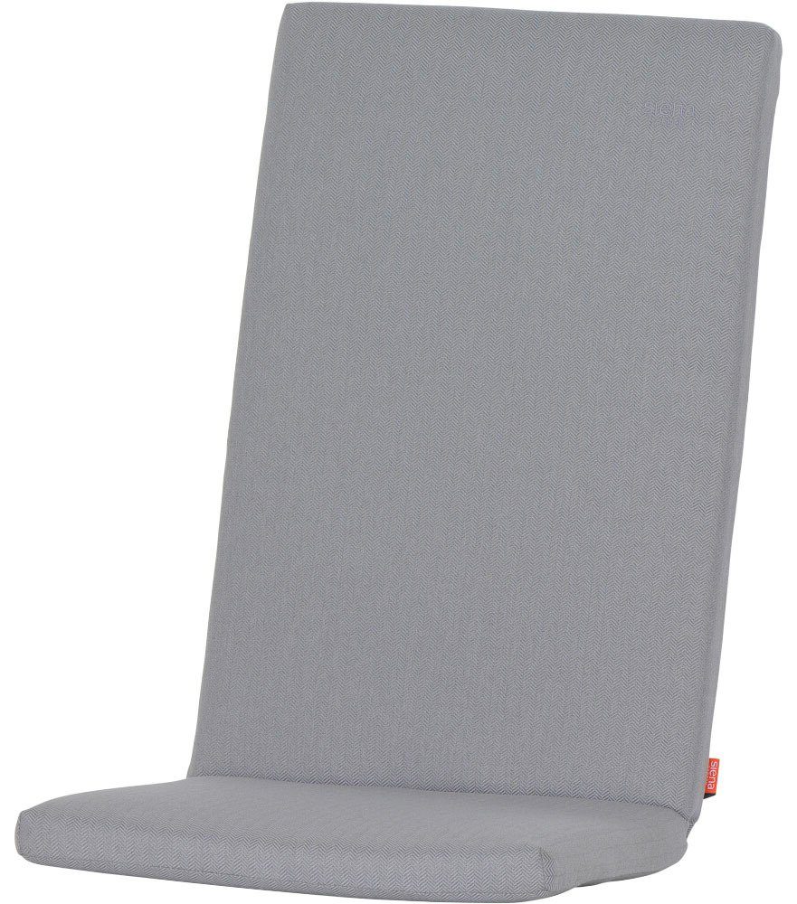 Siena Garden Sesselauflage ASTER, 123 cm, Dessin Fish Bone, 100% recyceltem Polyester, in verschiedenen Farben