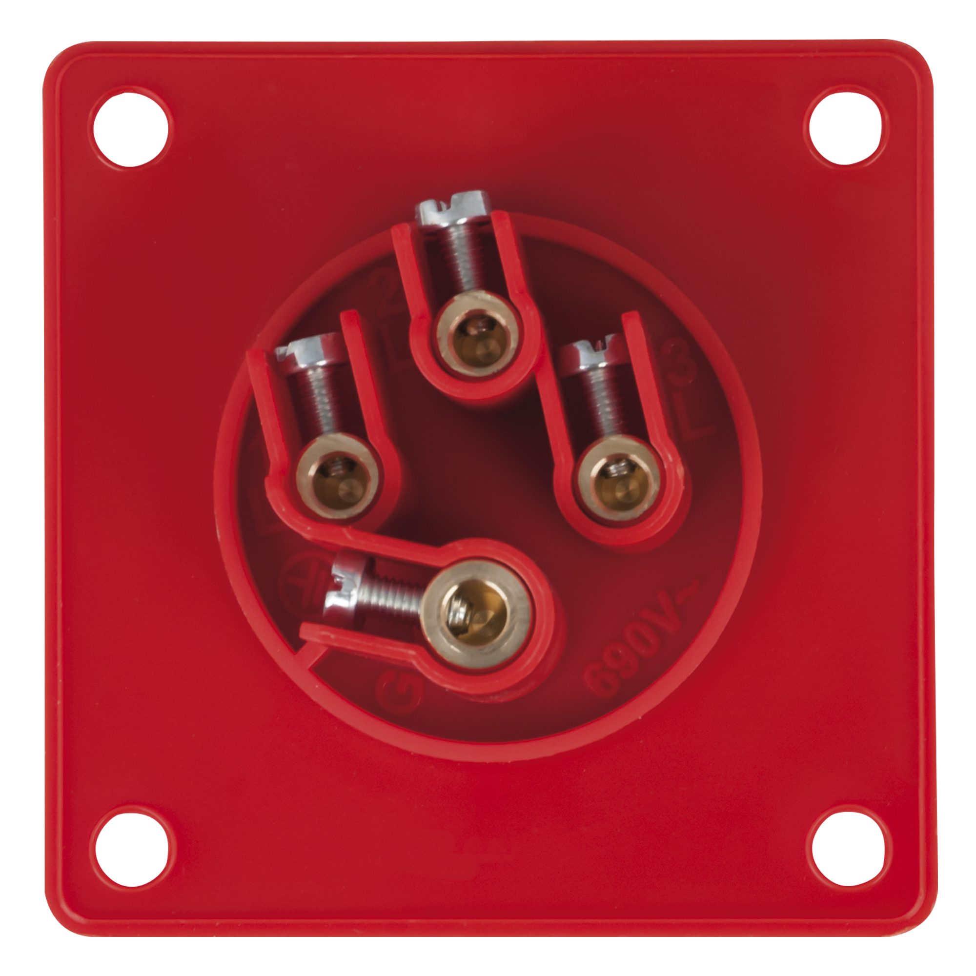 Thumbnail - PCE CEE-Stecker PCE CEE 16 A/400 V 4-pin Socket male Rot - IP44
