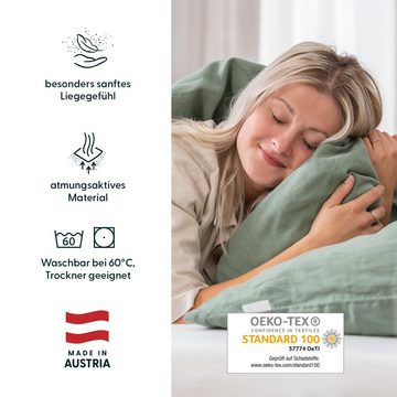 Spannbettlaken Basic, JONA SLEEP, Gummizug: 97% Baumwolle, rundum - robuster Multi-Stretch Gummi, wirft keine Falten, optimale Passform, Made in Austria, Bettlaken