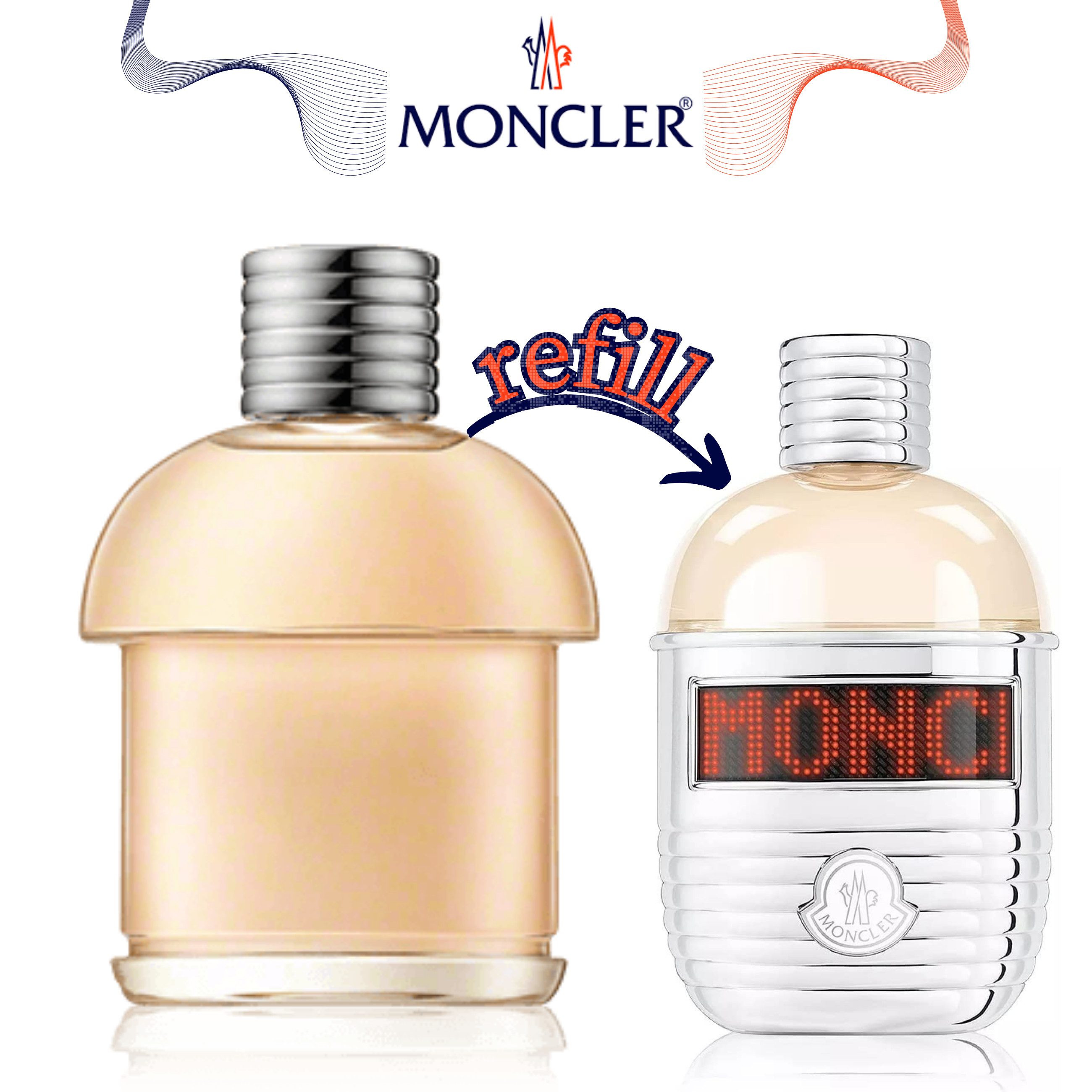 MONCLER Eau de Parfum Pour Femme Refill (Nachfüller) 150ml