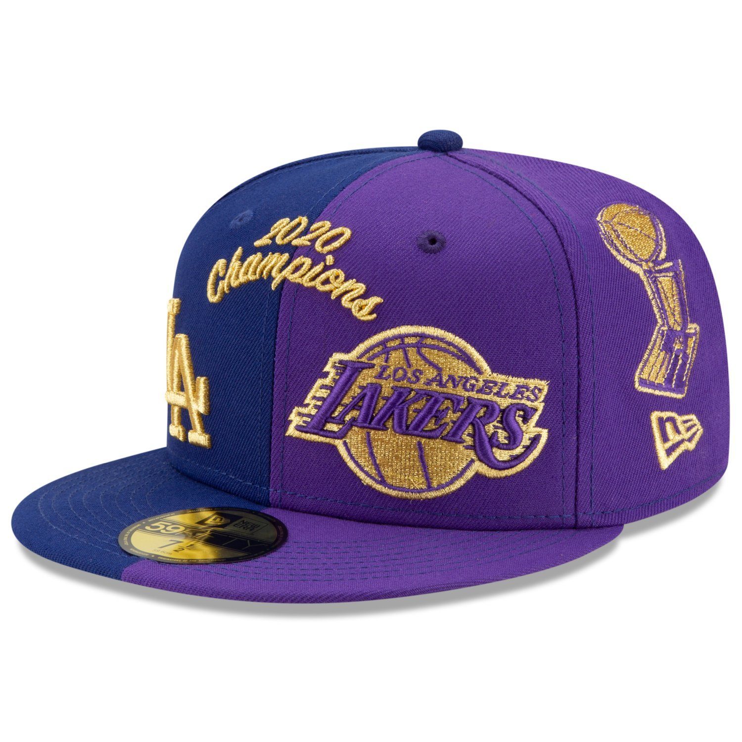 New Era Fitted Cap 59Fifty CHAMPS 2020 LA Lakers & Dodgers