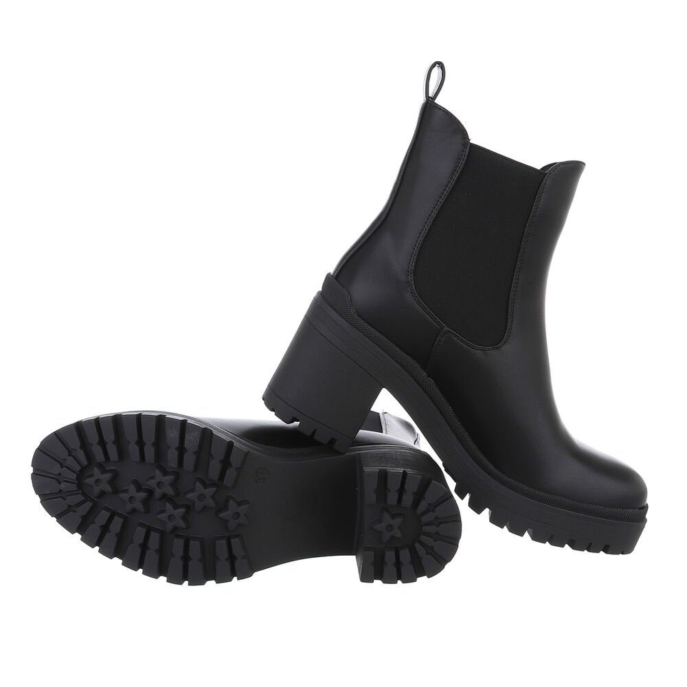 Ital-Design Damen Chelsea Freizeit Plateaustiefelette (84338082) günstig online kaufen
