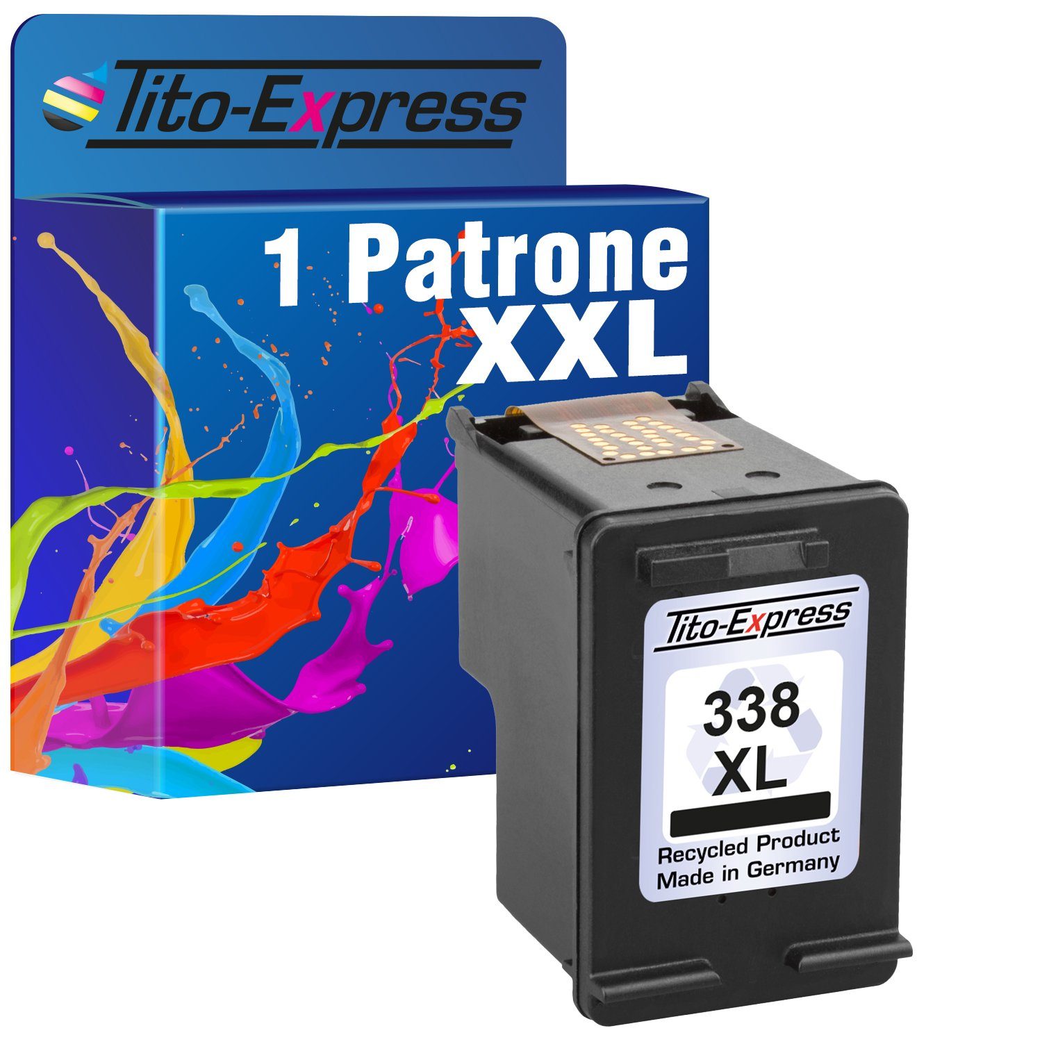 XL H470) Tintenpatrone (für 338 338XL DeskJet ersetzt HP338XL Black 460 150 OfficeJet Tito-Express DeskJet 1610 HP HP 5740 1510 PSC