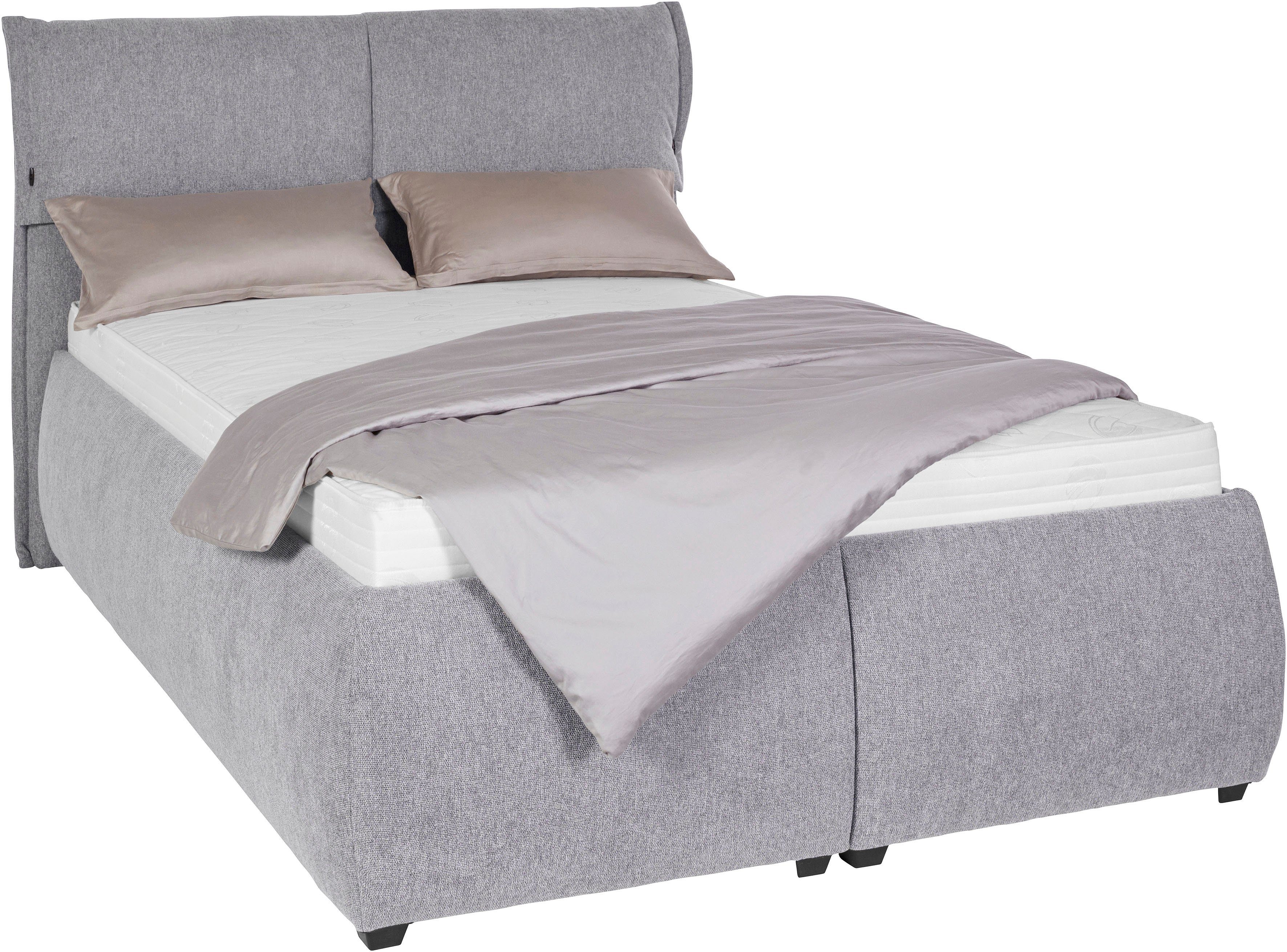 andas Polsterbett "Jenson" als Bettgestell oder mit 3 Matratzenarten und Hä günstig online kaufen