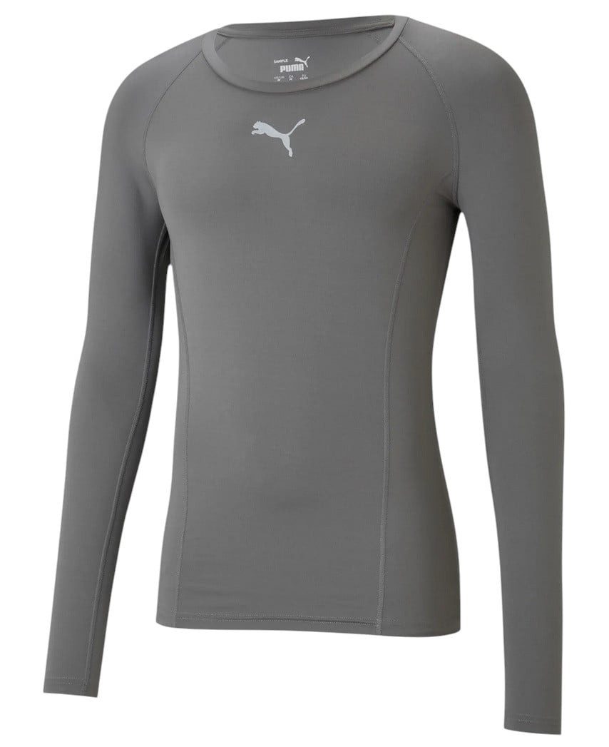 PUMA Langarmshirt Funktionsunterwäsche LIGA Baselayer Tee - grau Herren
