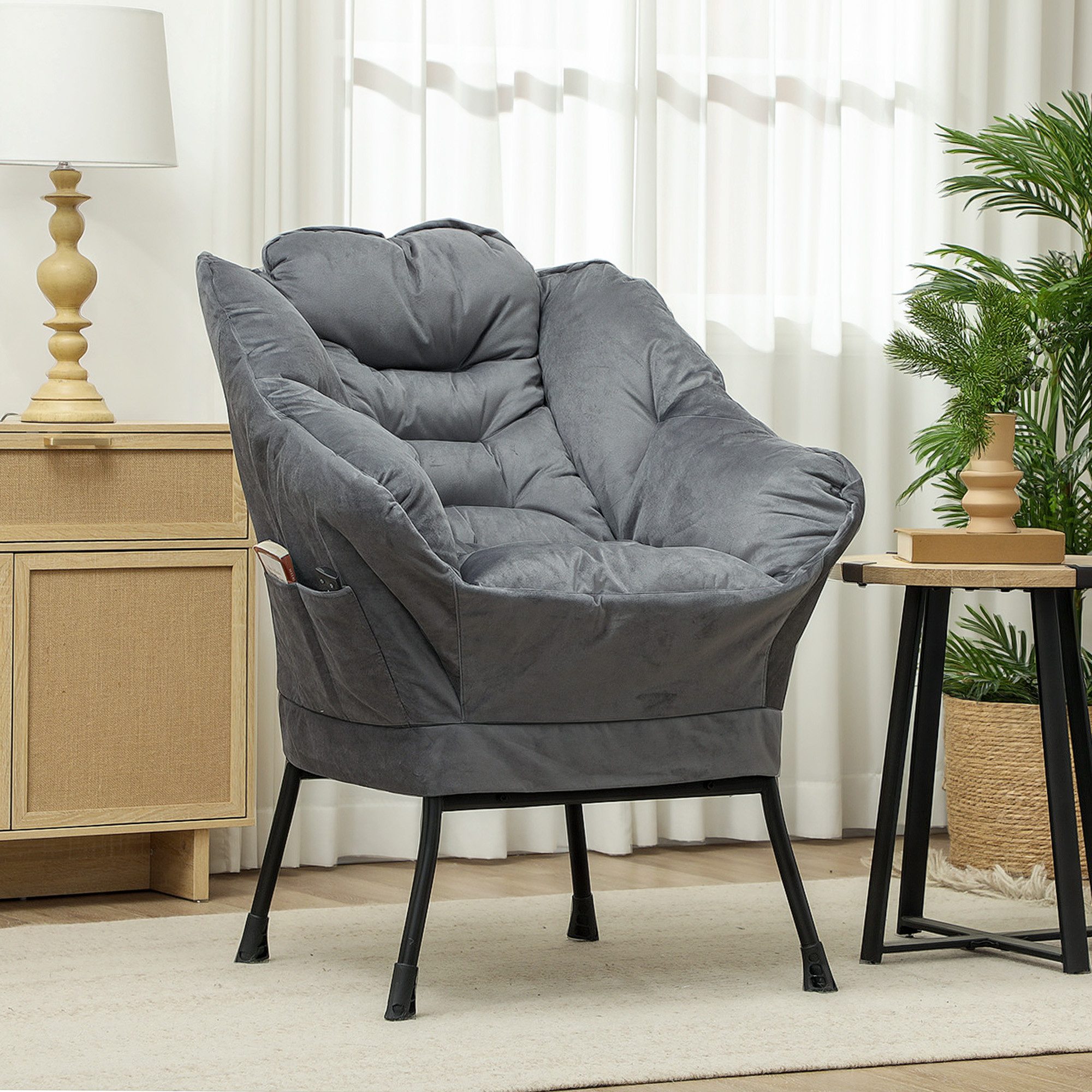 HOMCOM Relaxsessel Sessel Wohnzimmer Loungesessel mit günstig online kaufen