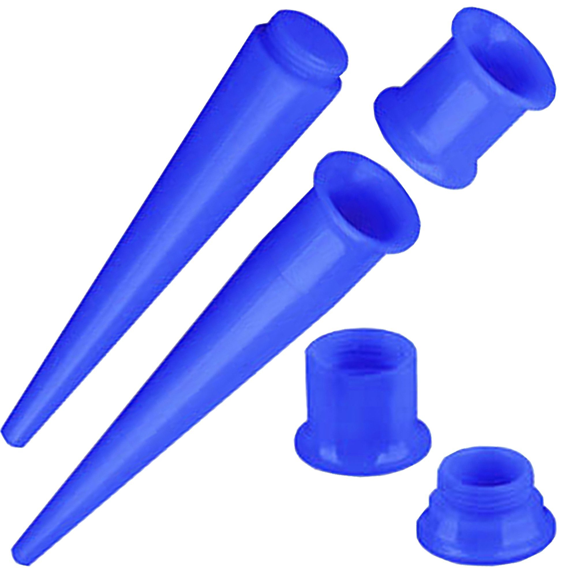 Taffstyle Dehnungsstab Piercing Dehnungsstab Expander Flesh Tunnel, Piercing Ohrpiercing 2 in 1 Set Dehnstab Dehnungsstab Expander Blau