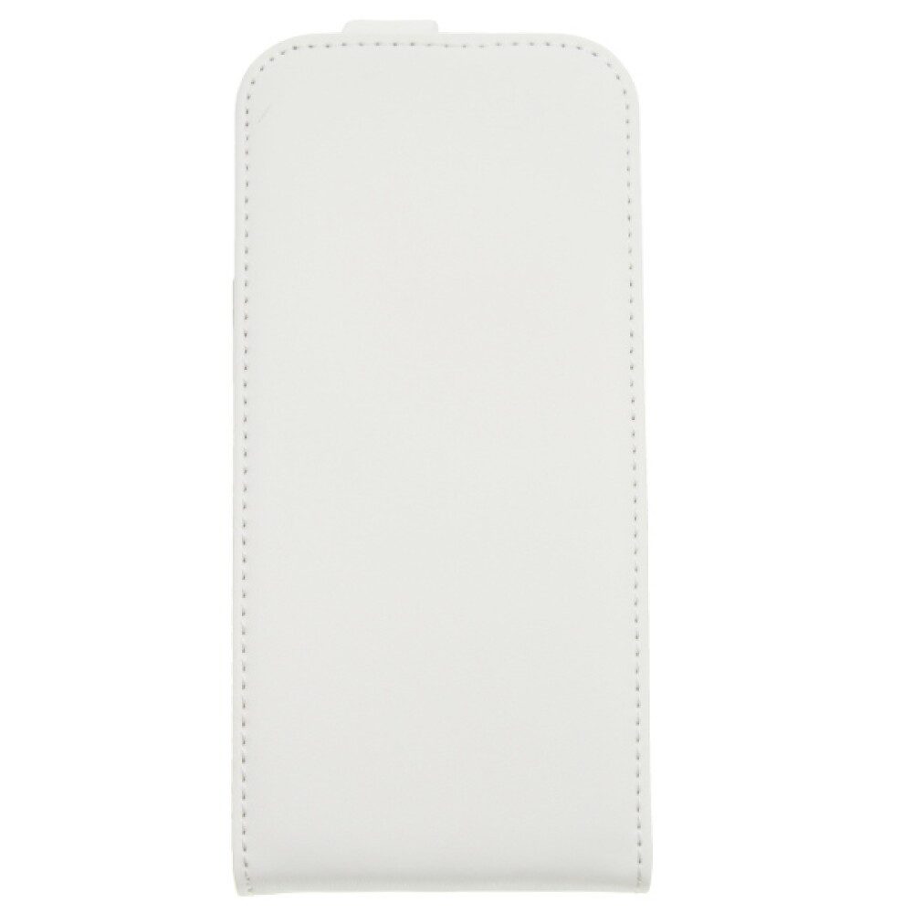Handytasche Flip Hülle Handyhülle für HTC One M8 Weiß Leder Tasche Schutz 42507105 (Flip Cover)