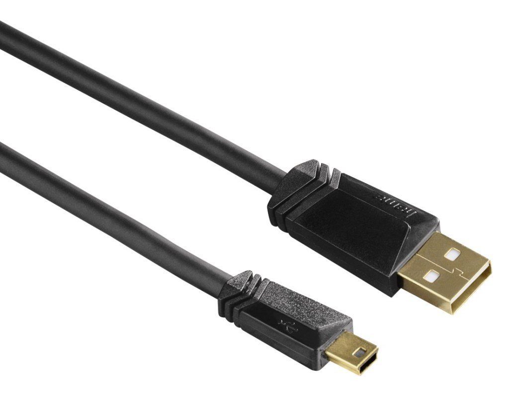 Hama »Hama USB-Kabel Mini-B-Stecker Mini-USB für Navi MP3 PC HDD Handy  Datenkabel etc Knickgeschützt Schwarz« USB-Kabel, Standard-USB, Mini-USB  (150 cm) online kaufen | OTTO