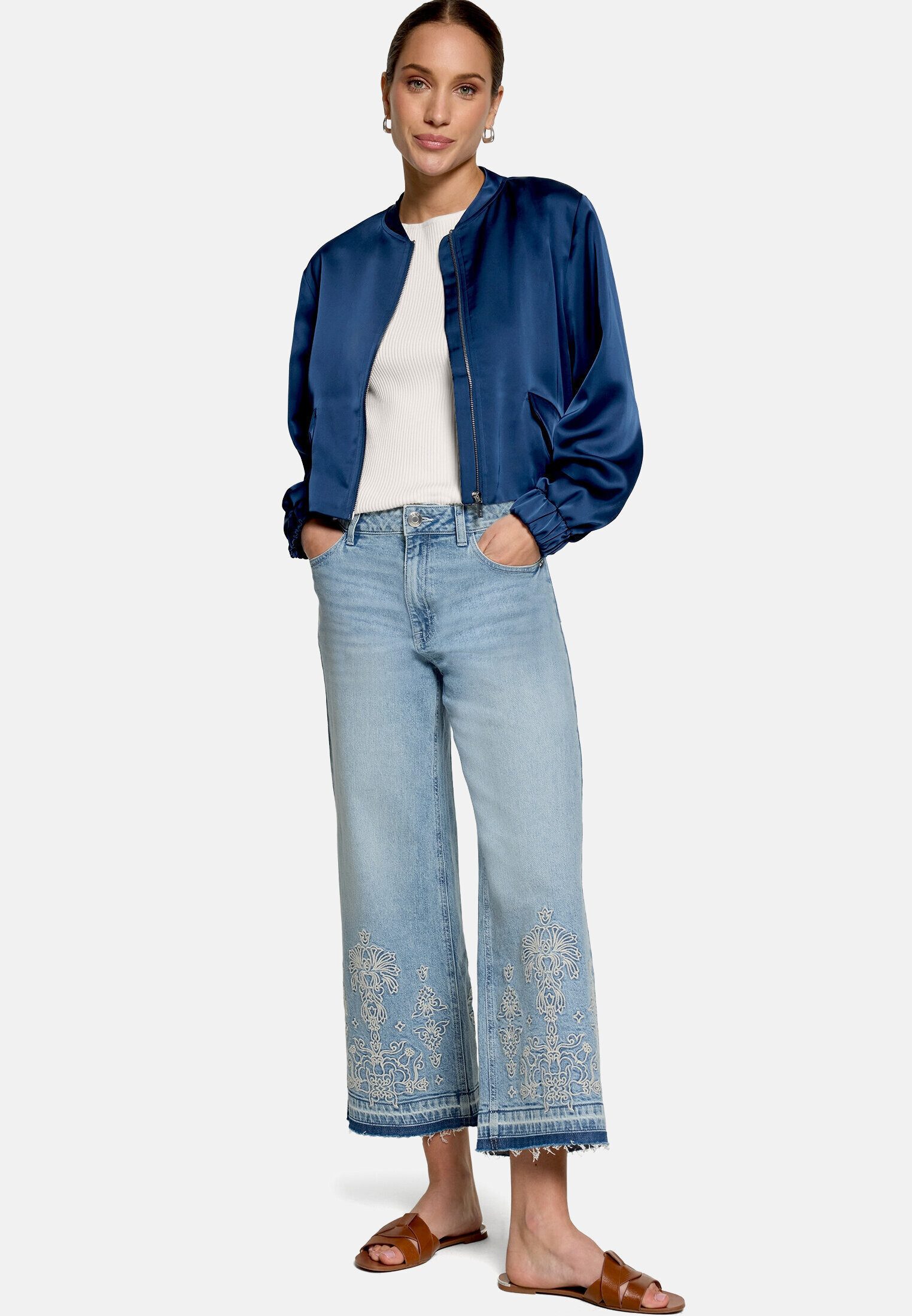 Zero Stricktop Damen ohne Arm mit Wellenkante