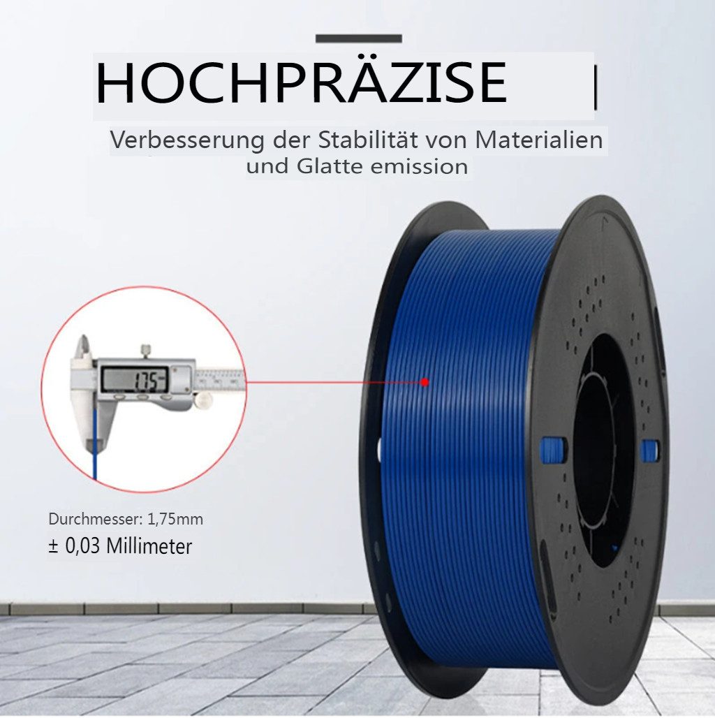 KINGROON Filament 3D Drucker PETG Filament 1,75mm 5KG Set 5 Farben, Hohe Maßgenauigkeit & Zähigkeit 3D-Druckmaterialien
