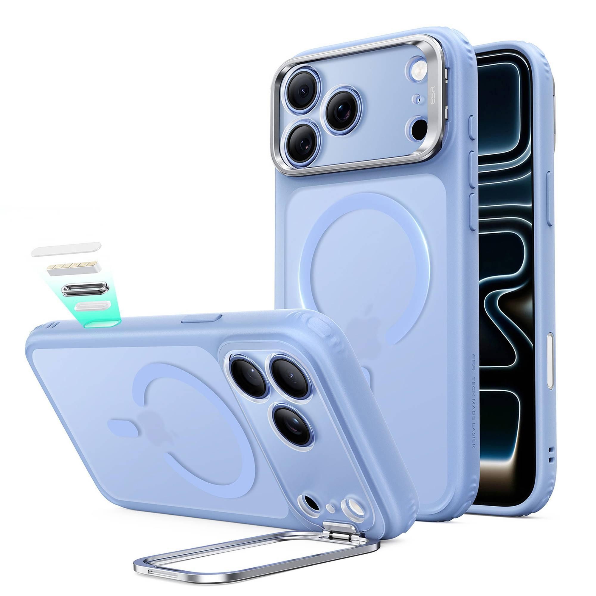 ESR Handyhülle Classic Hybrid Magnet Case & Stash Stand für das iPhone 18 Pro Max, 4,9m Fallschutz, kratzfest, Kamerasteuerungstaste
