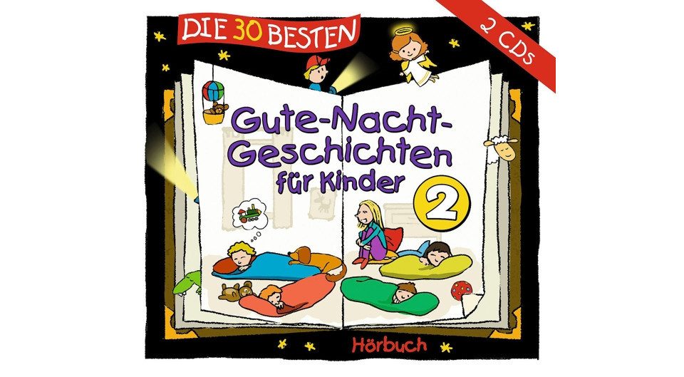 Universal Hörspiel-CD Die 30 besten Gute-Nacht-Geschichten für Kinder. Tl.2, 2 Audio-CDs