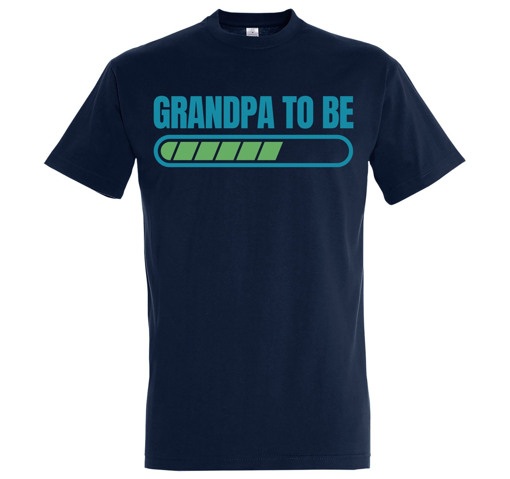 Youth Designz T-Shirt Opa Grandpa To Be Loading Herren Shirt mit Lustigem Spruch Navy