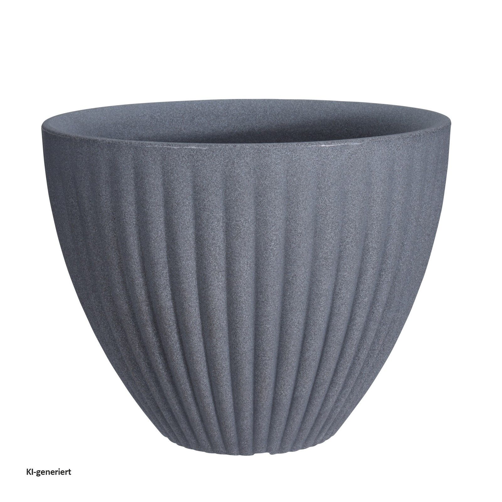 HTI-Living Pflanzkübel Pflanztopf Steinoptik Blumentopf Anthrazit (Stück, 1 St., 1 Pflanztopf), Pflanzgefäß Blumenkasten