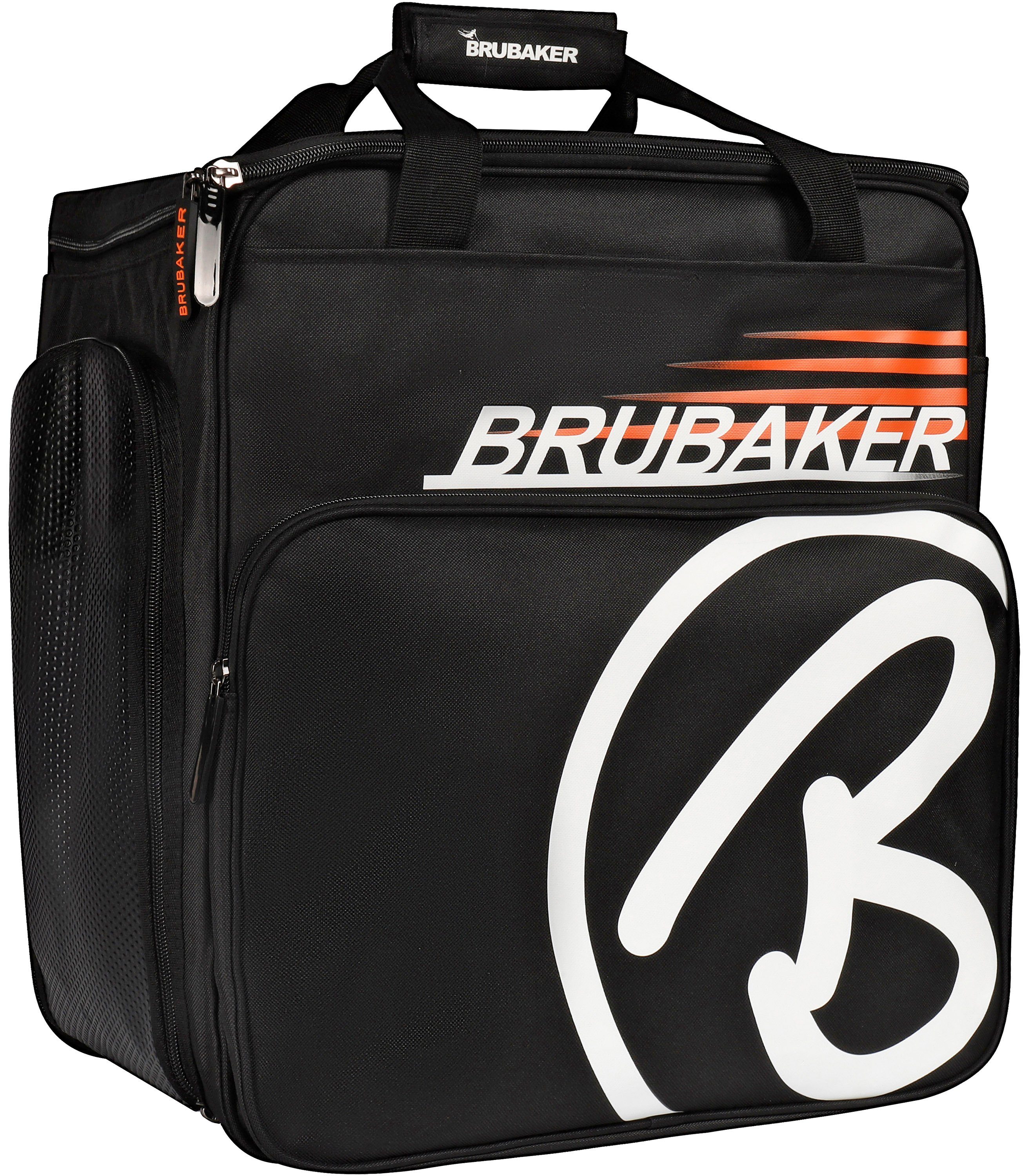 BRUBAKER Sporttasche Skischuhtasche, Skitasche für Skistiefel (1-tlg., reißfest und schnittfest), Komfort Stiefeltasche mit Rucksackfunktion für Skischuhe, Helmtasche